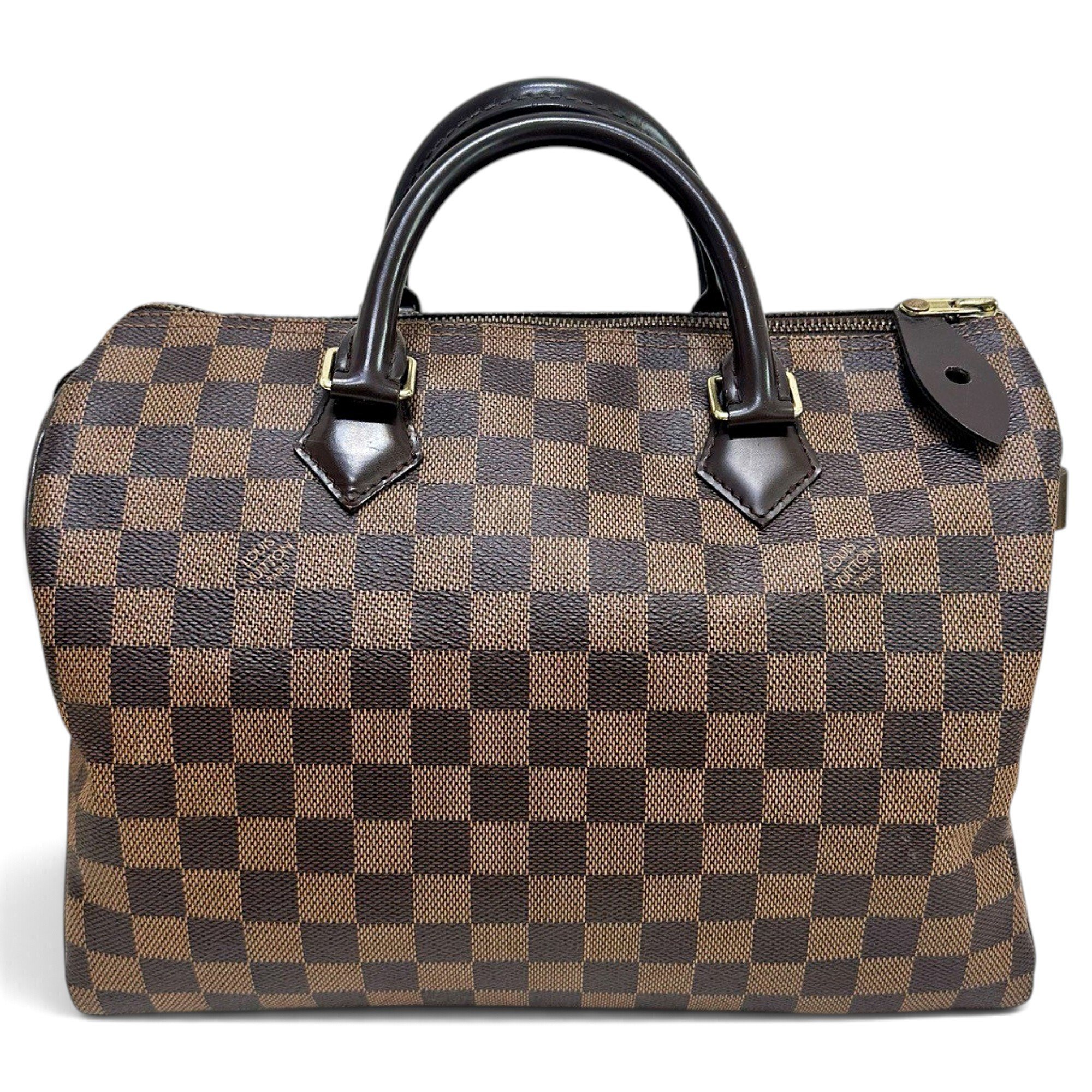 Speedy leather handbag