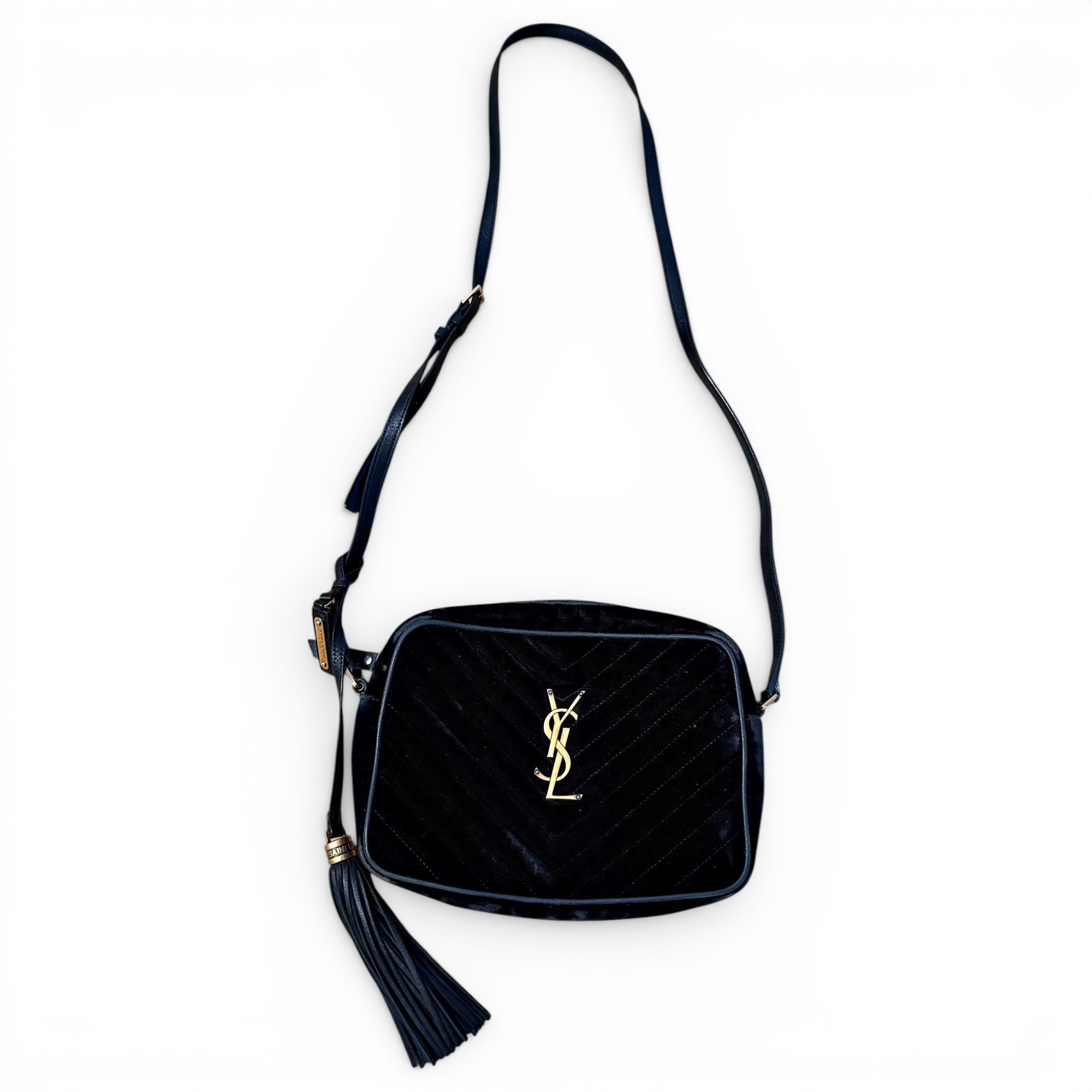 Velvet handbag