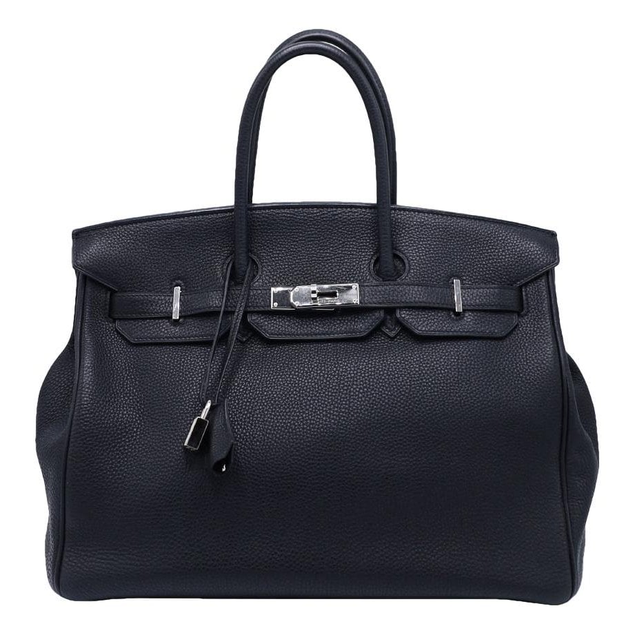 Birkin 35 leather handbag