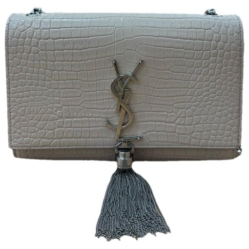 Pompom Kate leather handbag