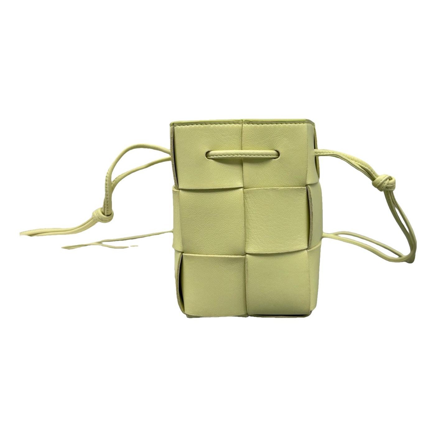 Cassette Bucket leather crossbody bag