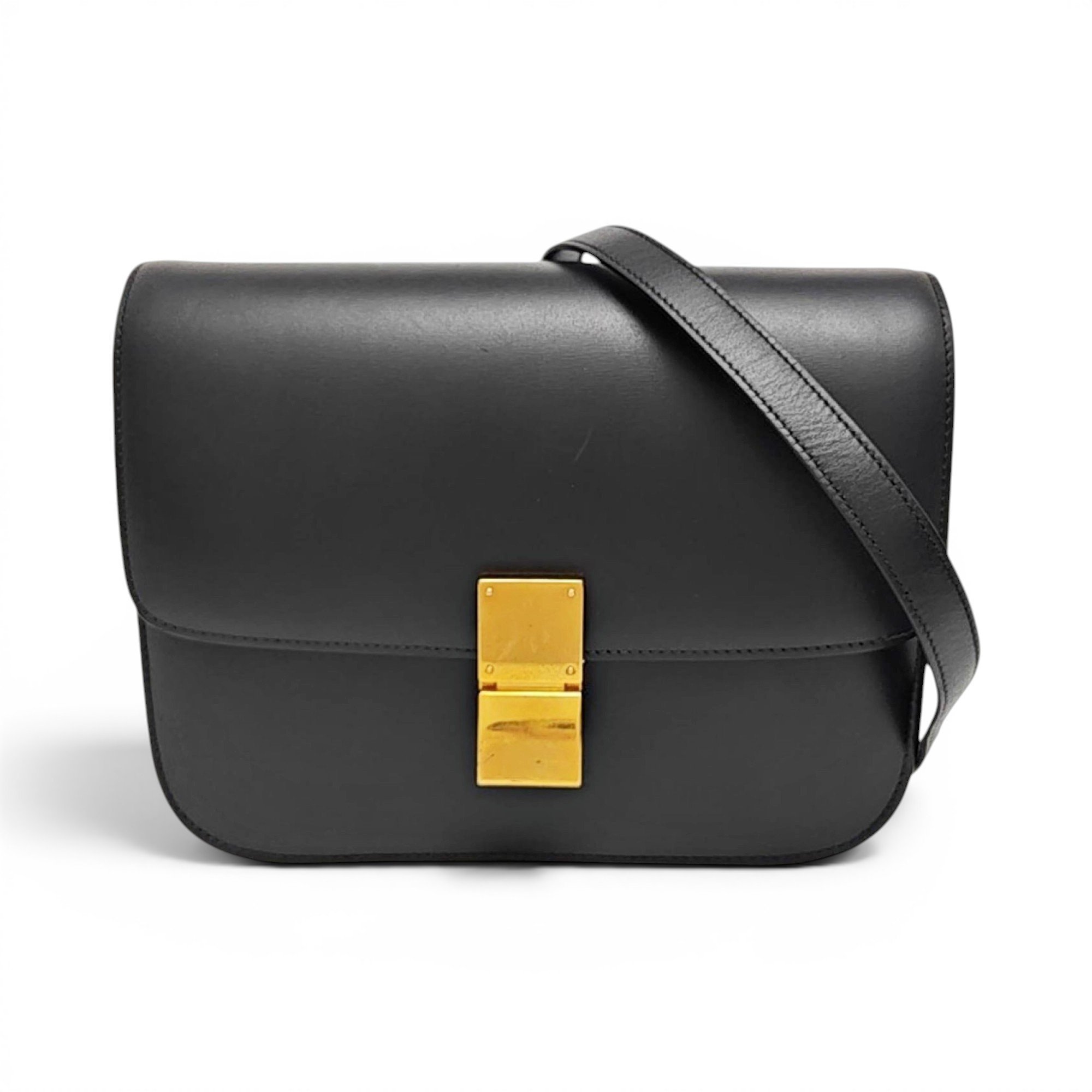 Classic leather handbag