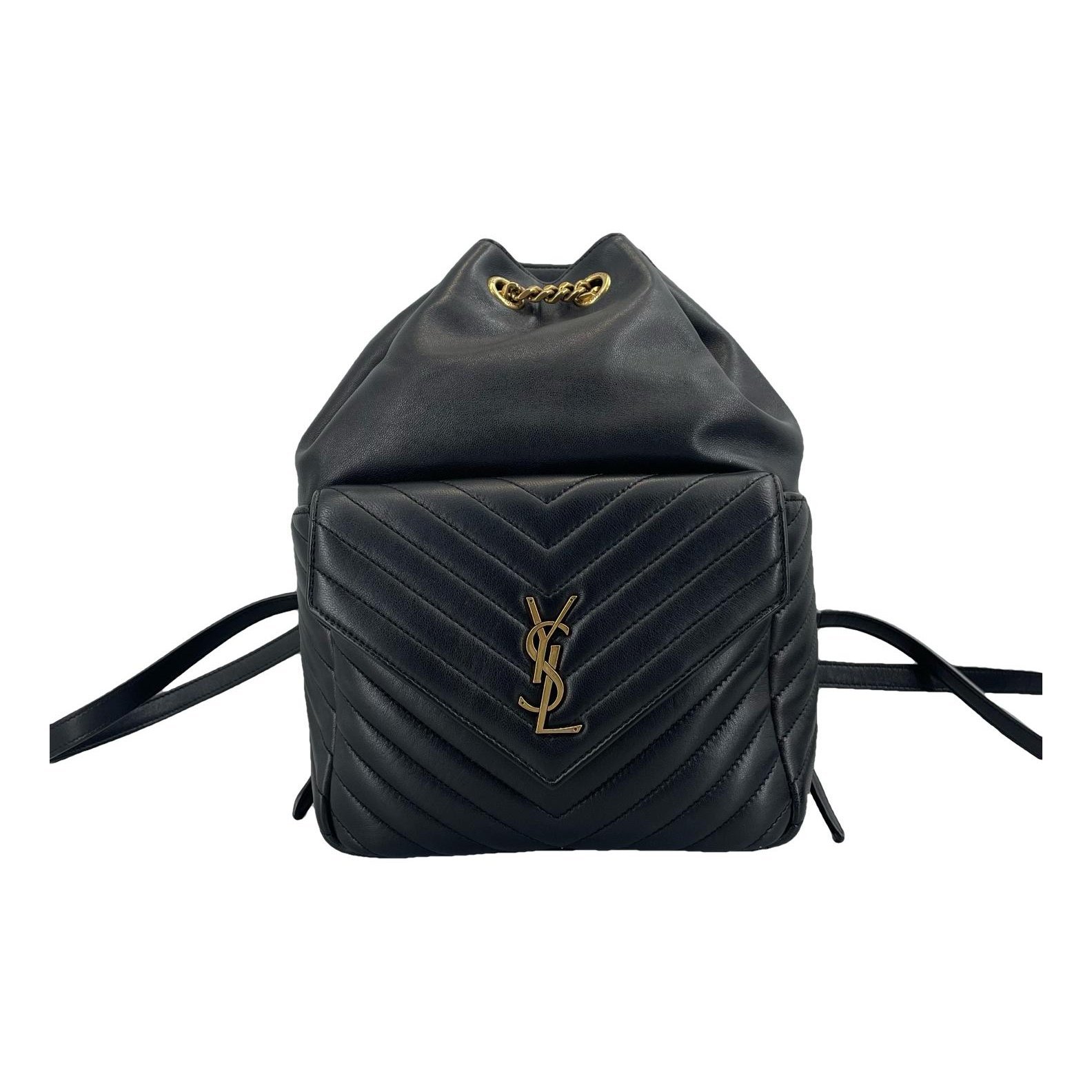 Leather backpack