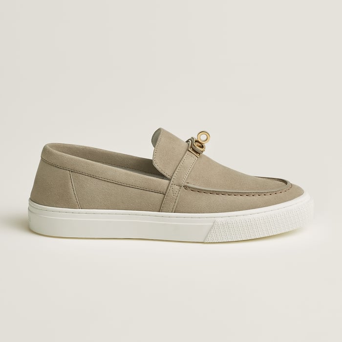 Beige Esquisse Game Slip-on Sneaker