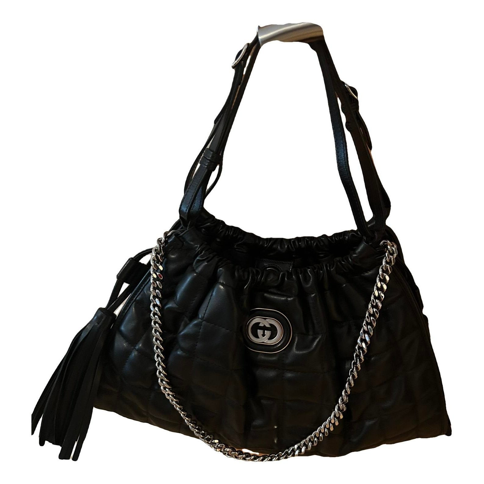 Leather tote