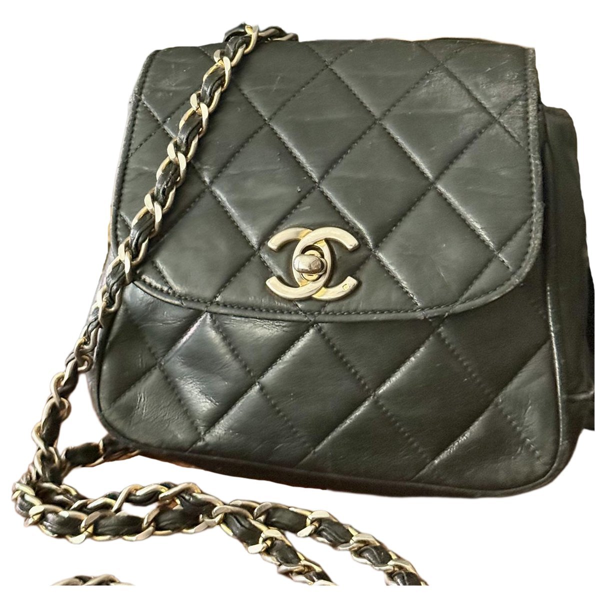 Leather mini bag
