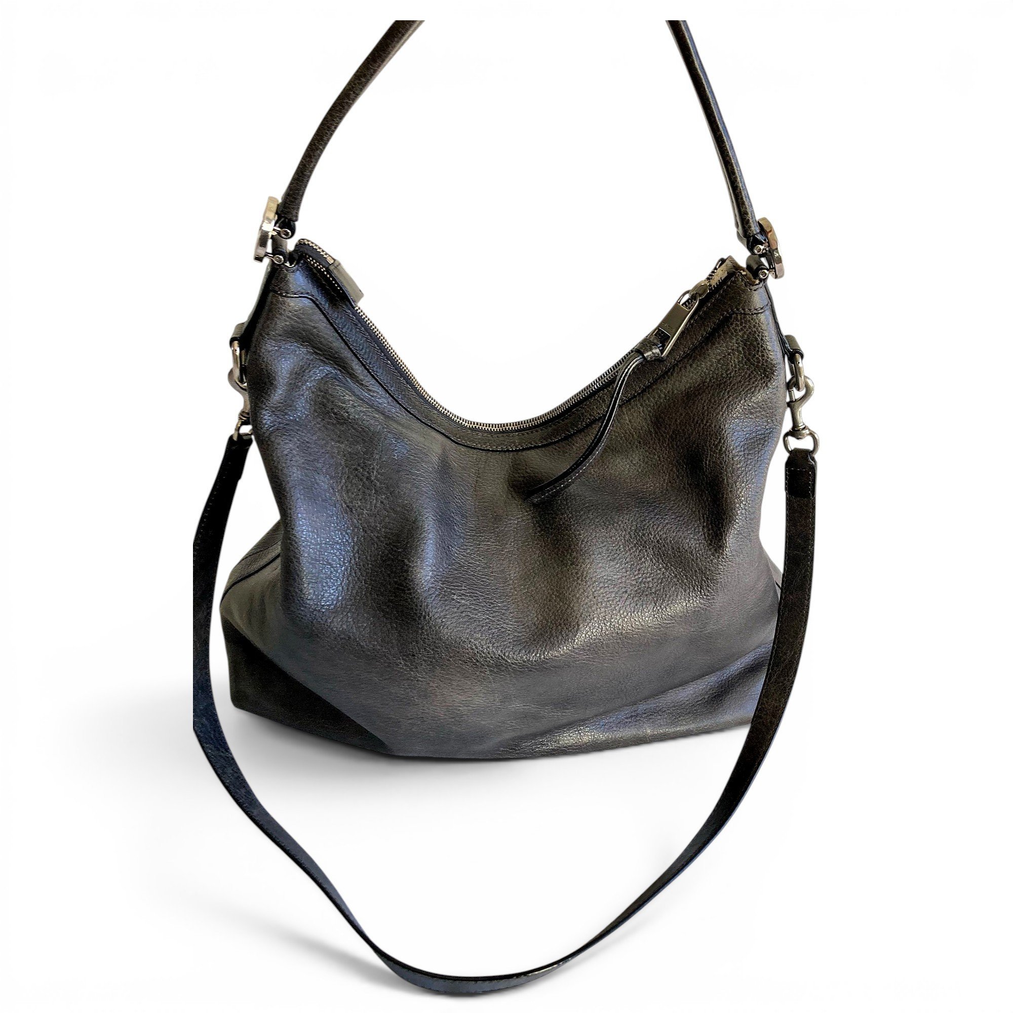 Leather crossbody bag