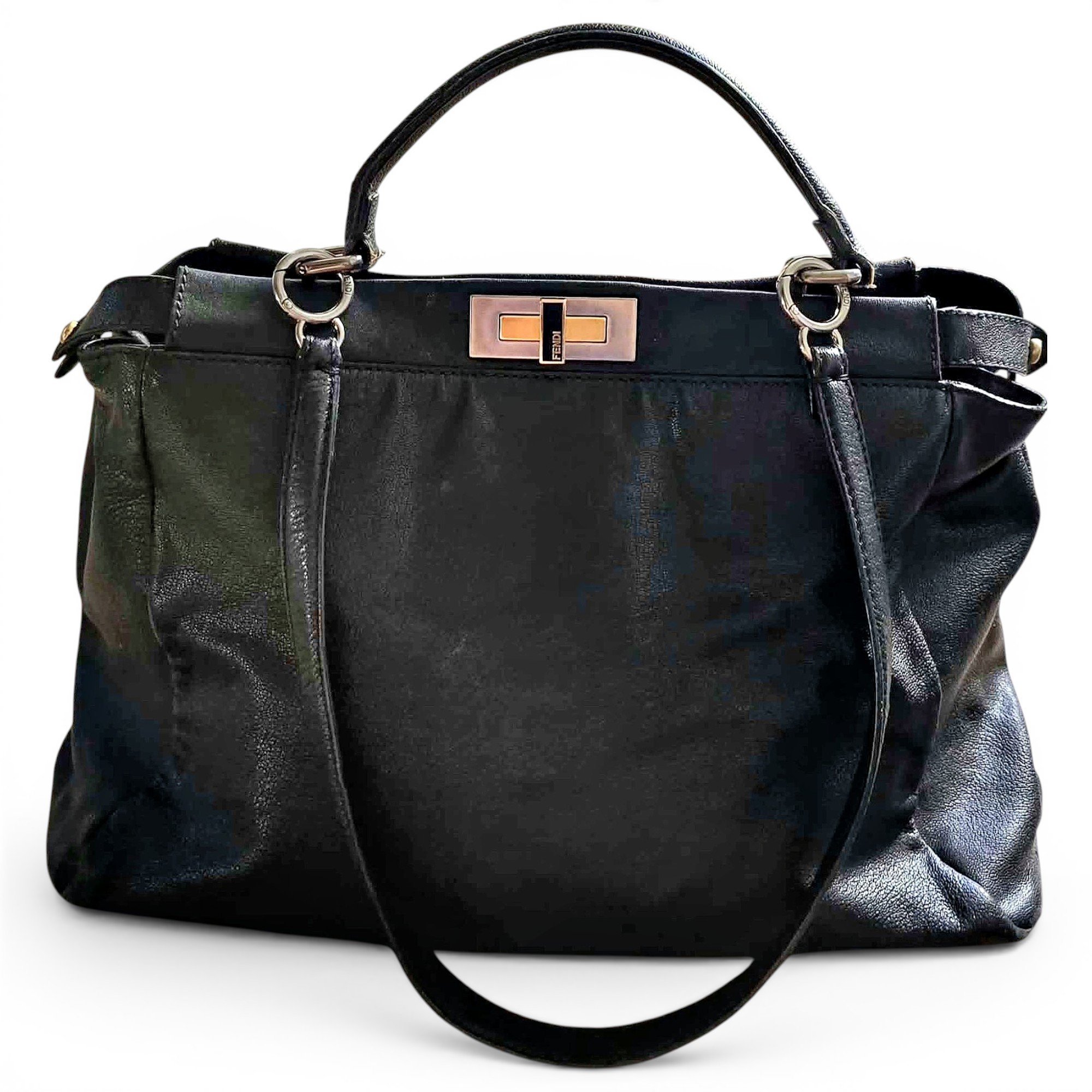 Peekaboo X-Lite leather handbag