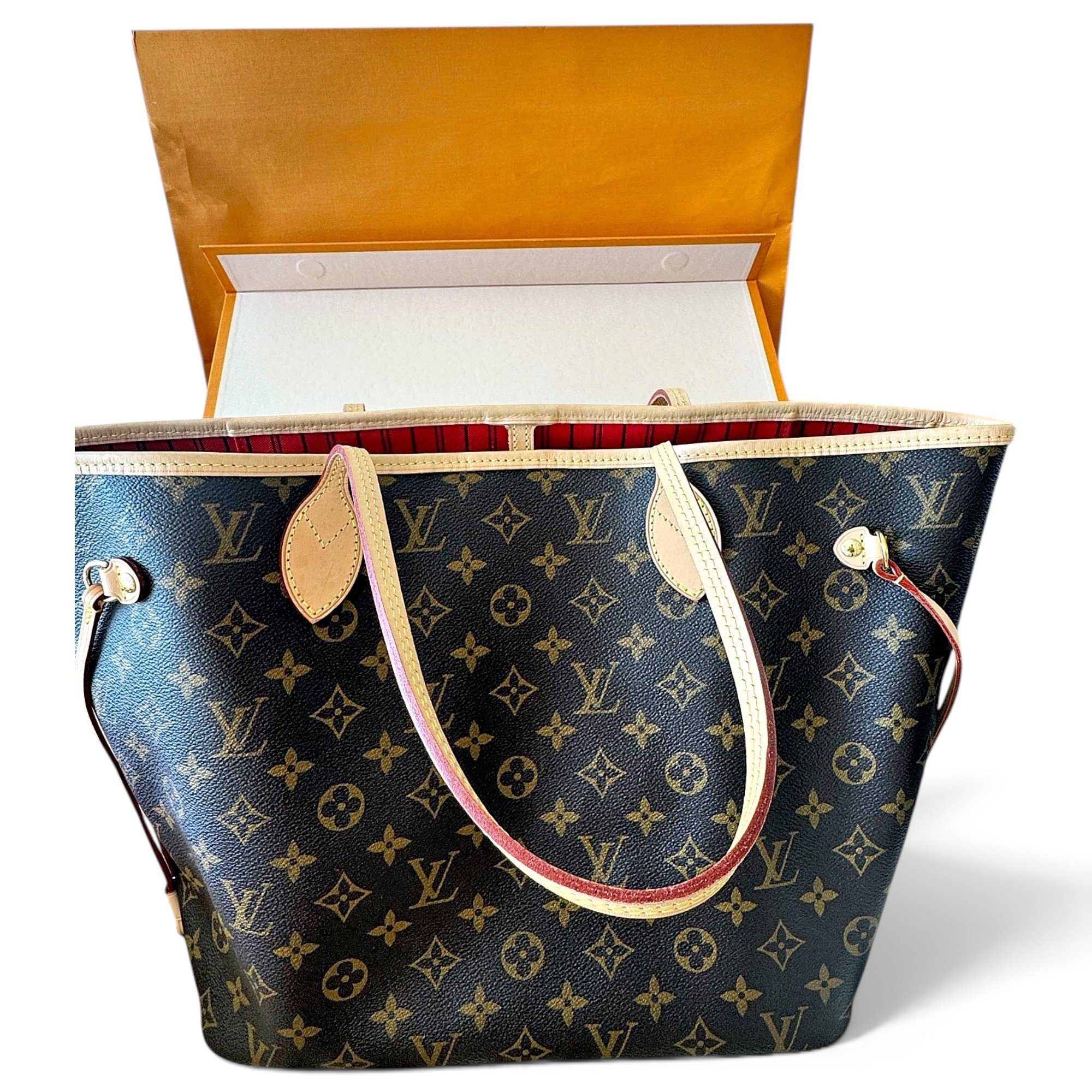 Neverfull leather tote