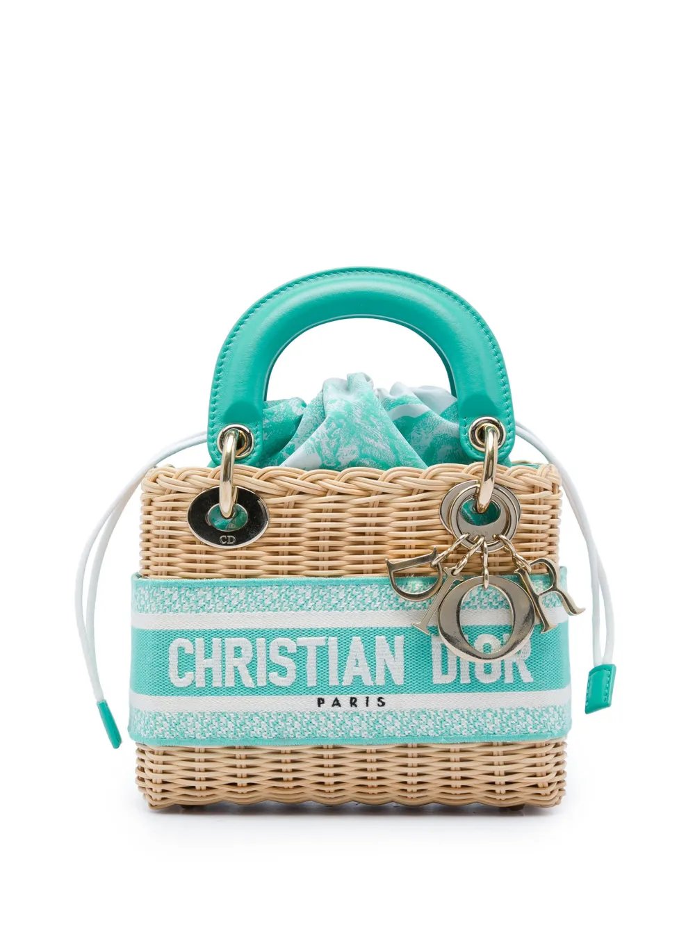 2024 Mini Wicker Toile de Jouy Lady Dior satchel
