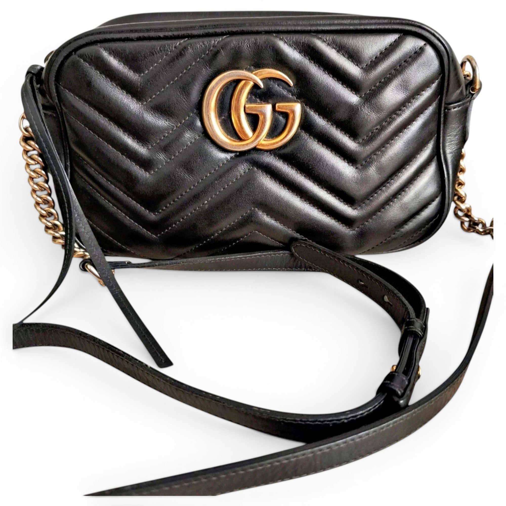 GG Marmont leather crossbody bag