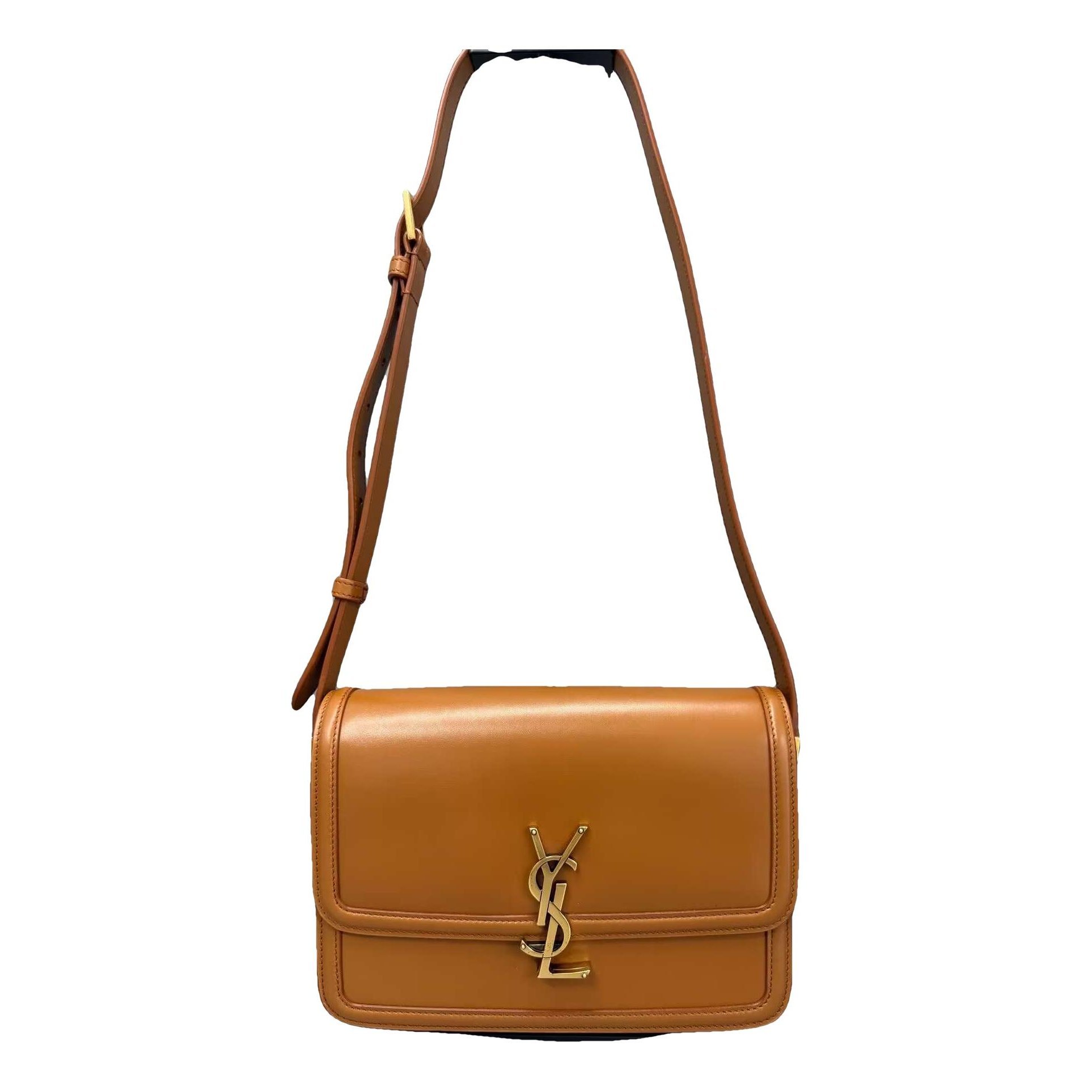 Solférino leather handbag