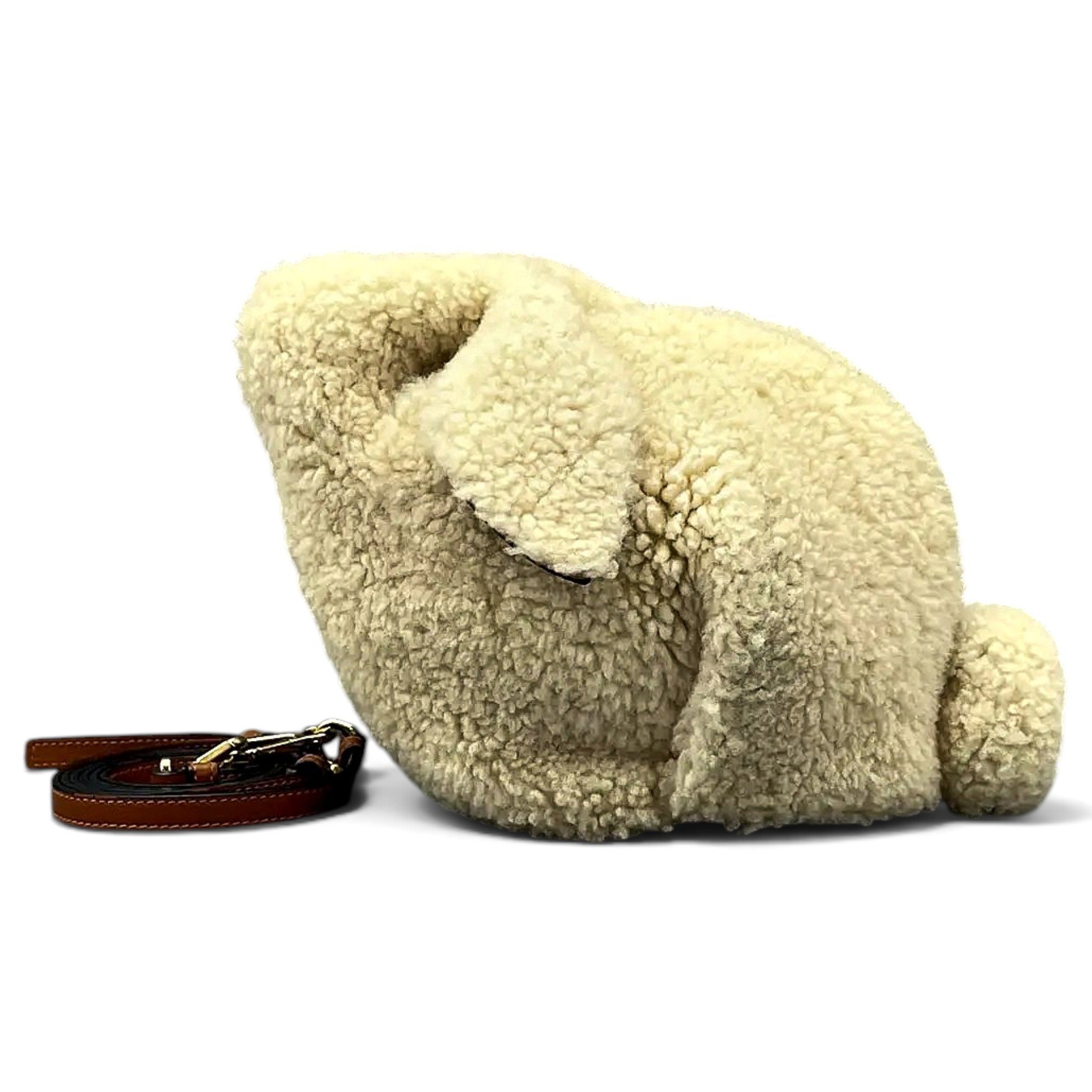 Wool crossbody bag