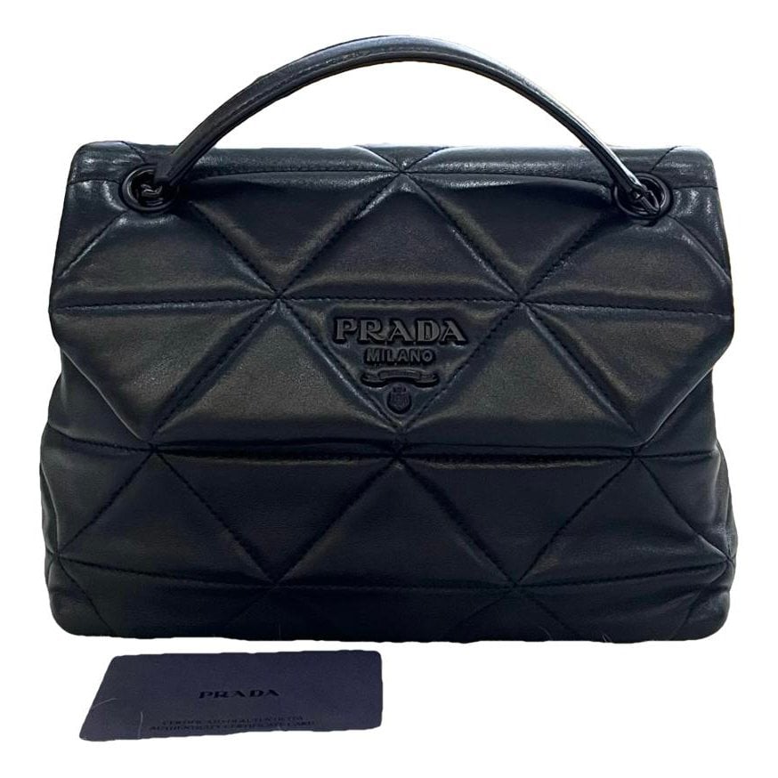 Spectrum leather handbag