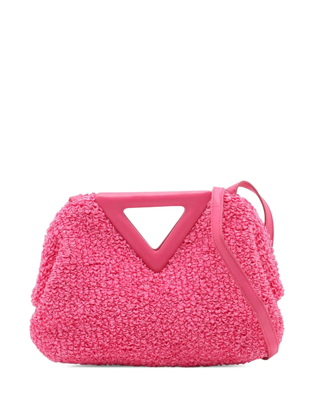 2012-2026 Small Boucle Curly Raffia The Point Triangle satchel