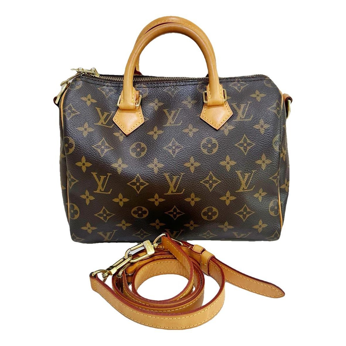 Speedy leather handbag