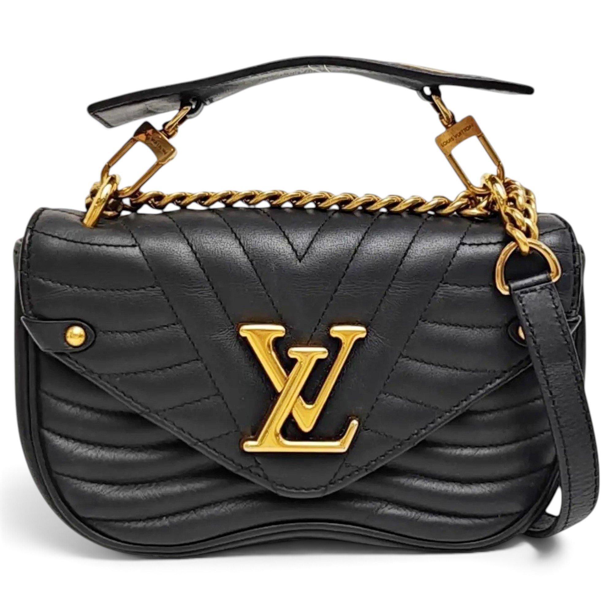 New Wave leather handbag