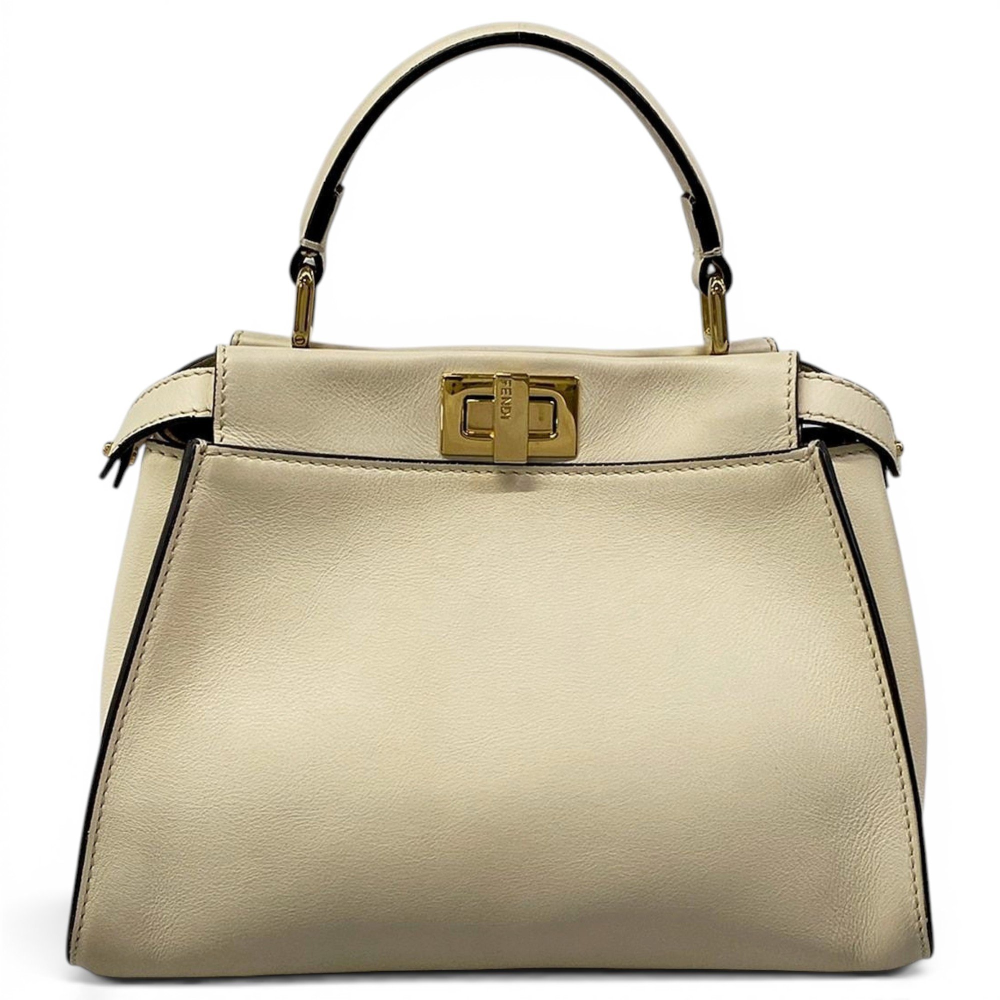 Peekaboo leather handbag