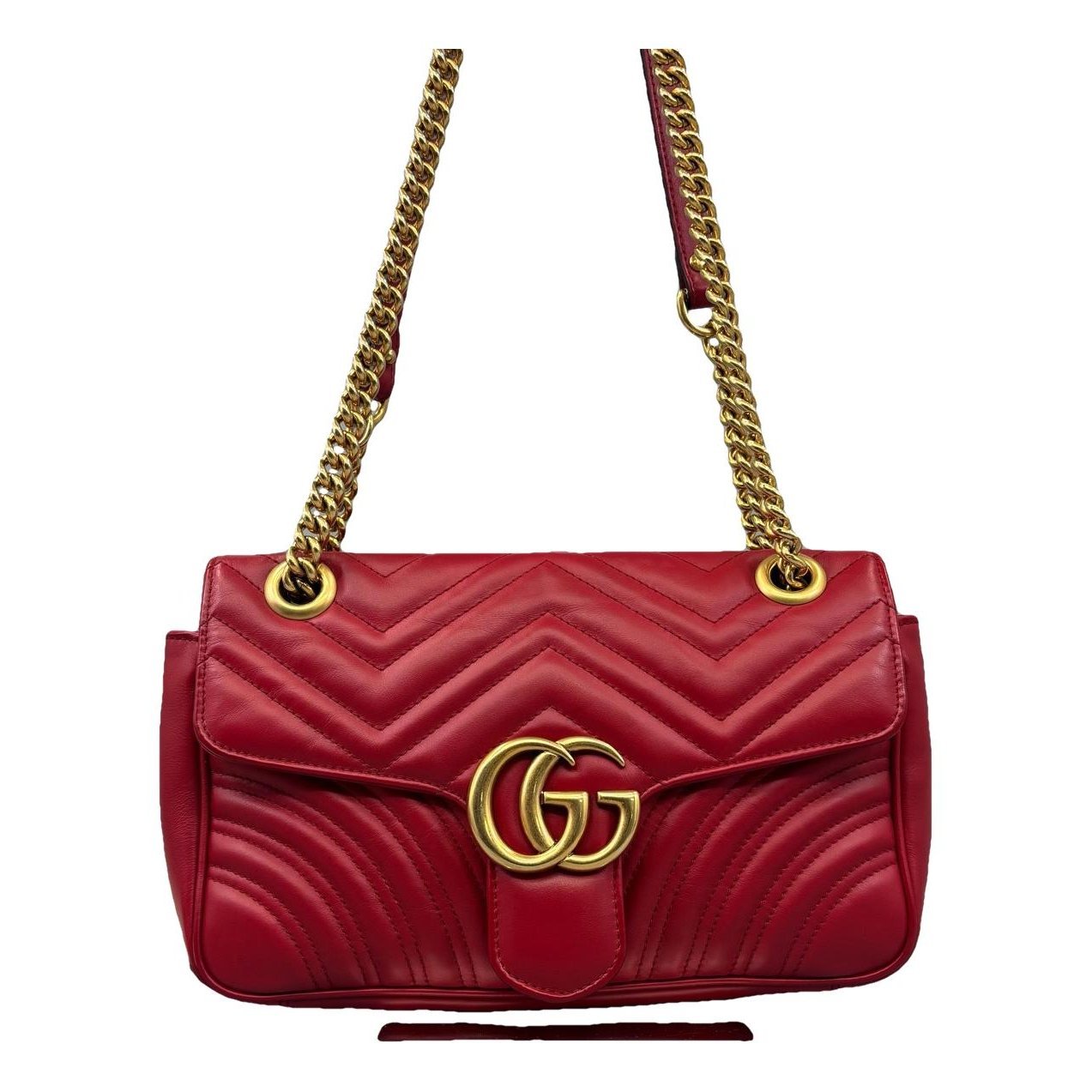 GG Marmont Flap leather handbag