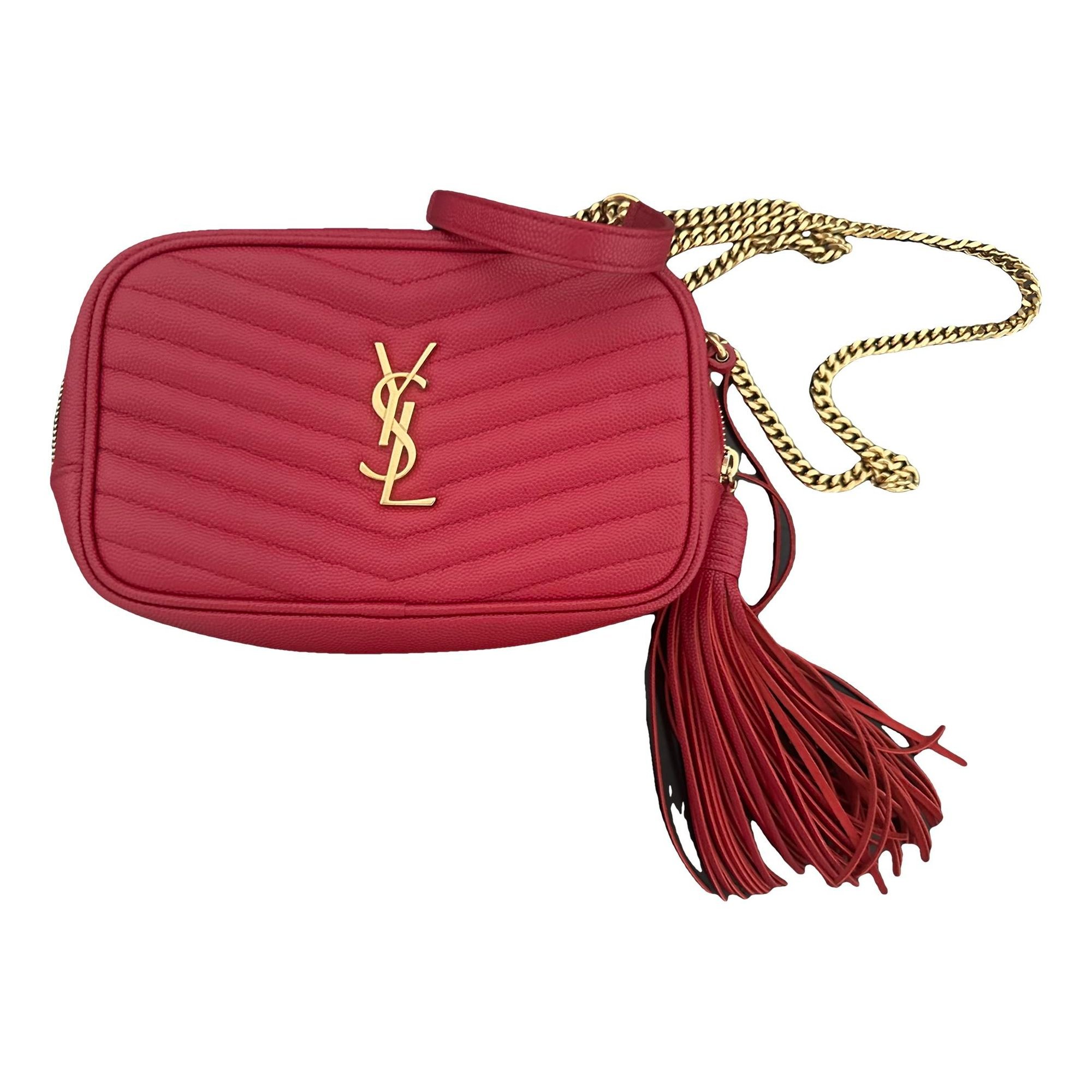 Leather clutch bag