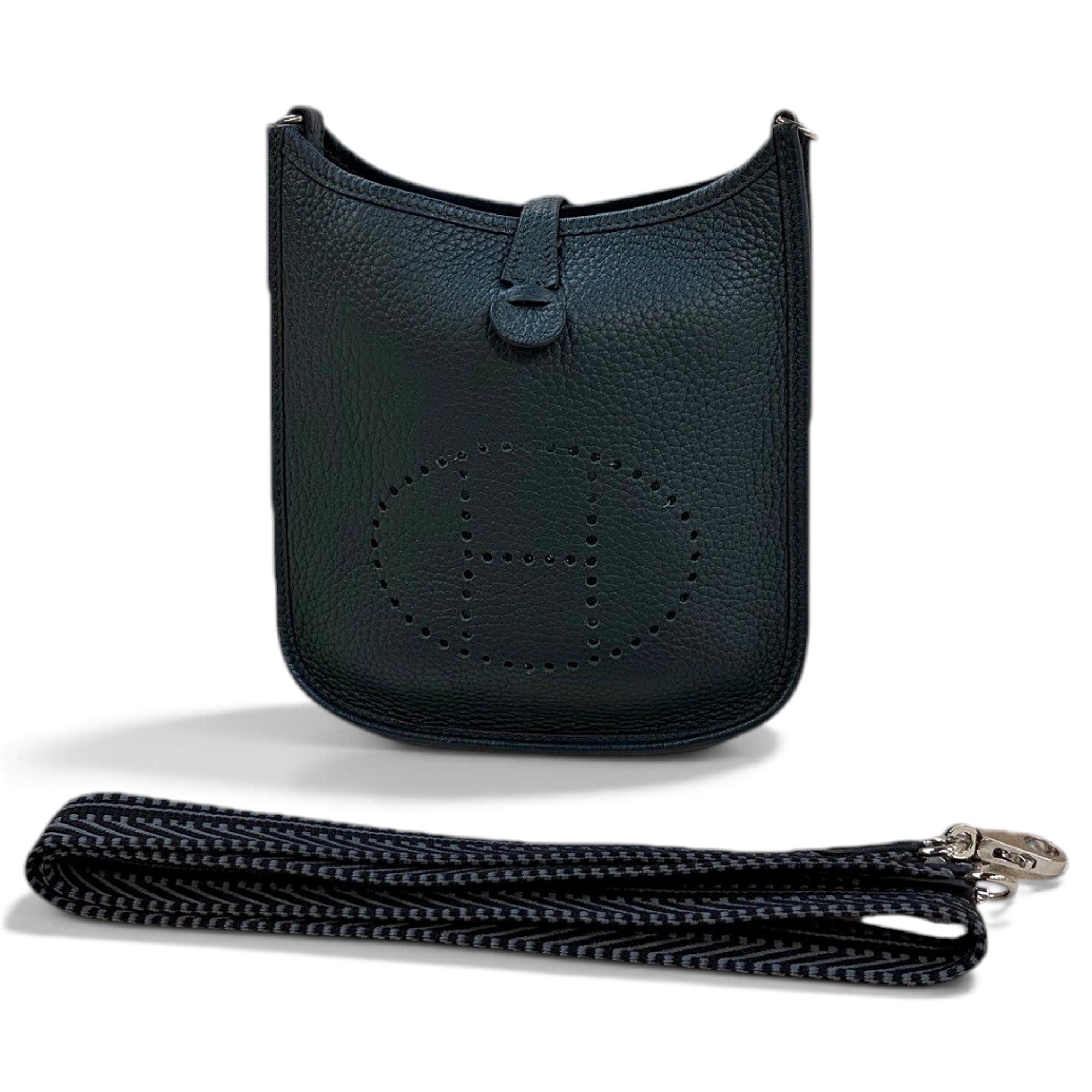 Hermes Evelyne Handbag Vert Cypres