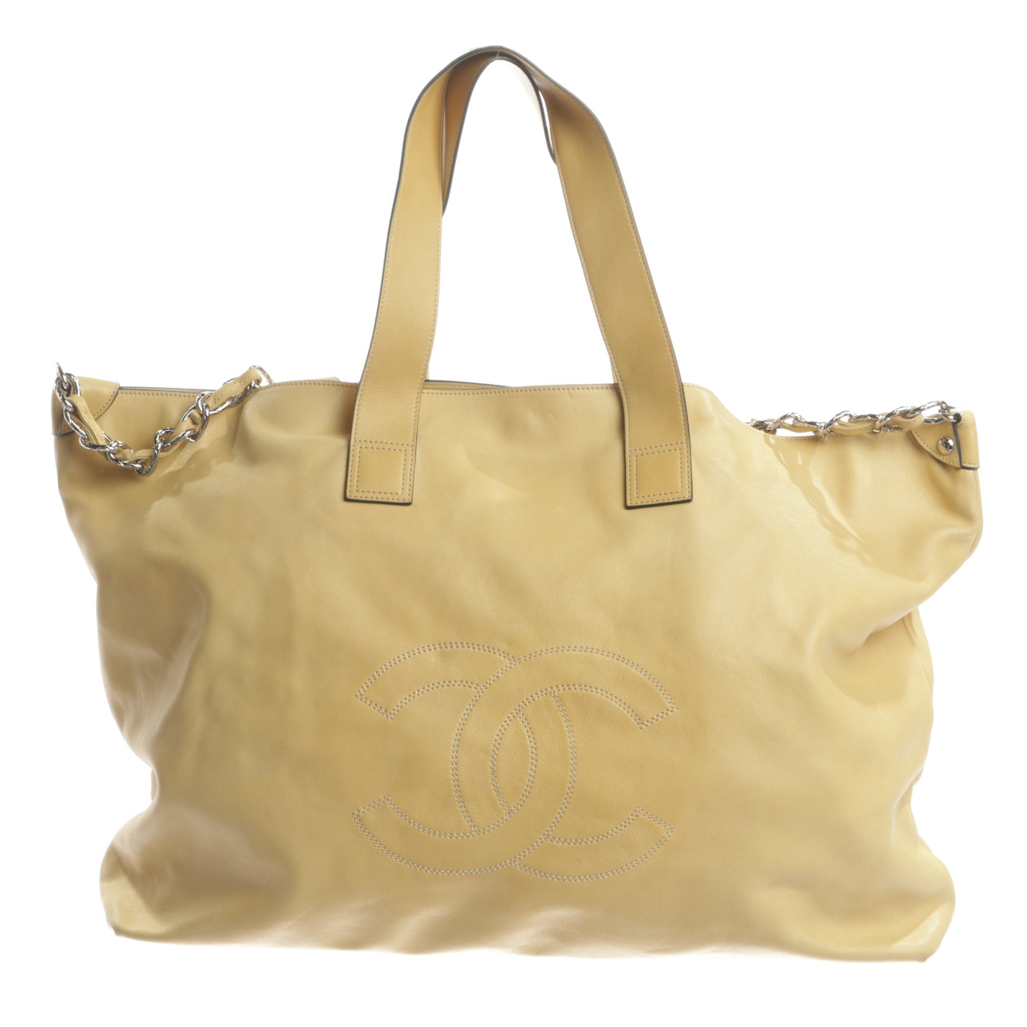 Leather tote
