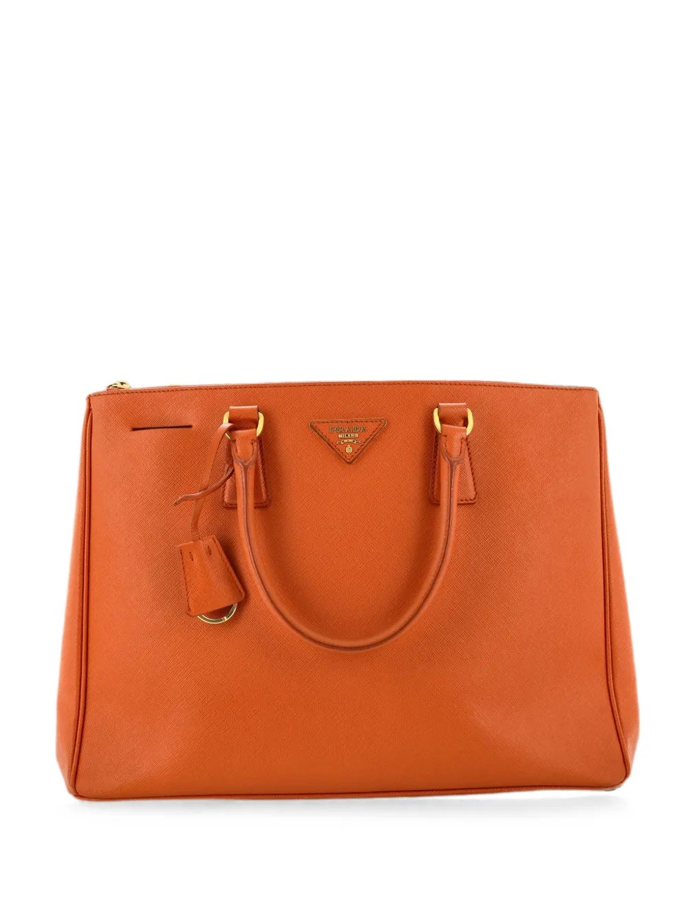 Double Zip Lux Saffiano Leather Large tote bag