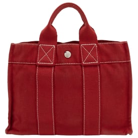 Hermes Fourre Tout Pm Handbag Cloth 1837