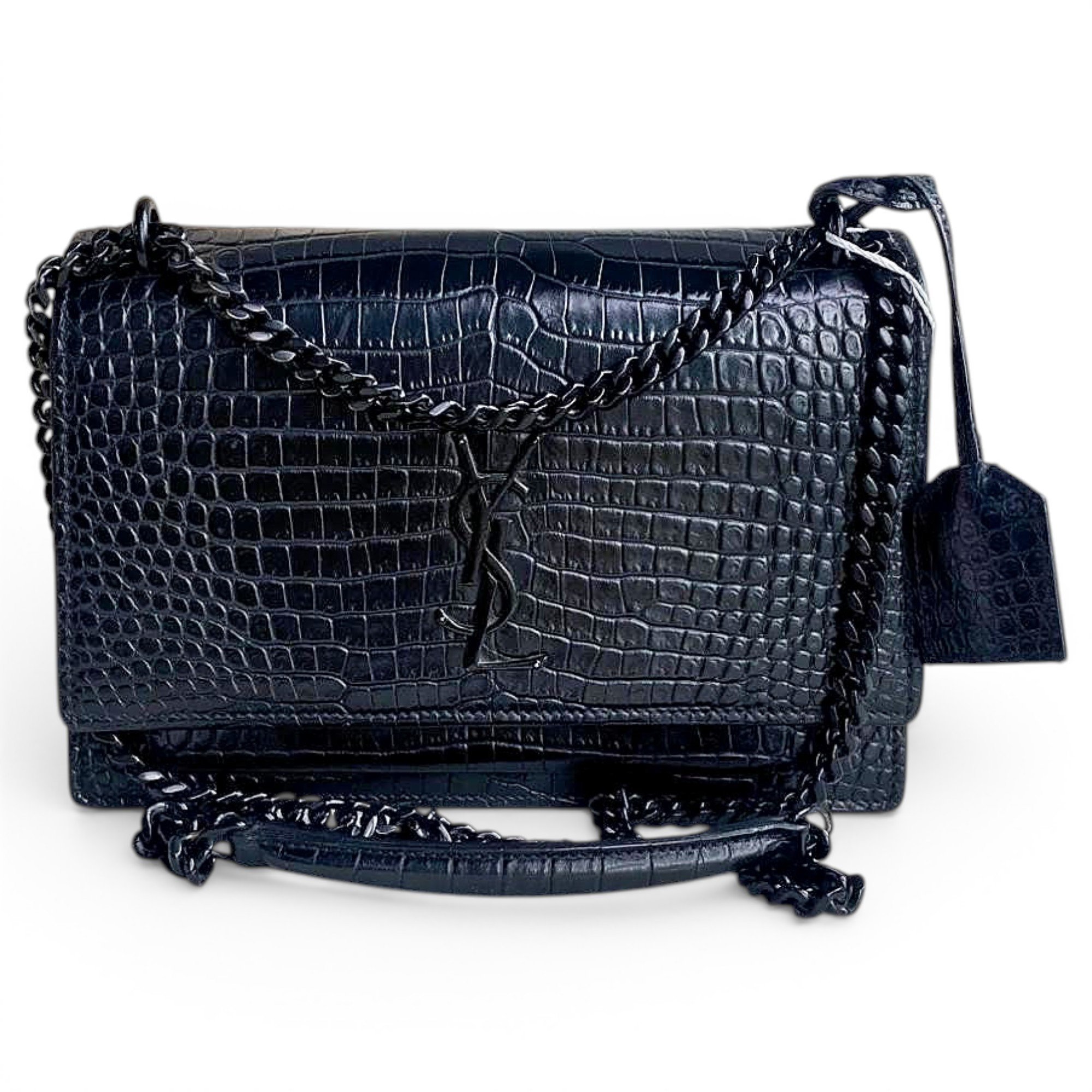 Sunset leather crossbody bag