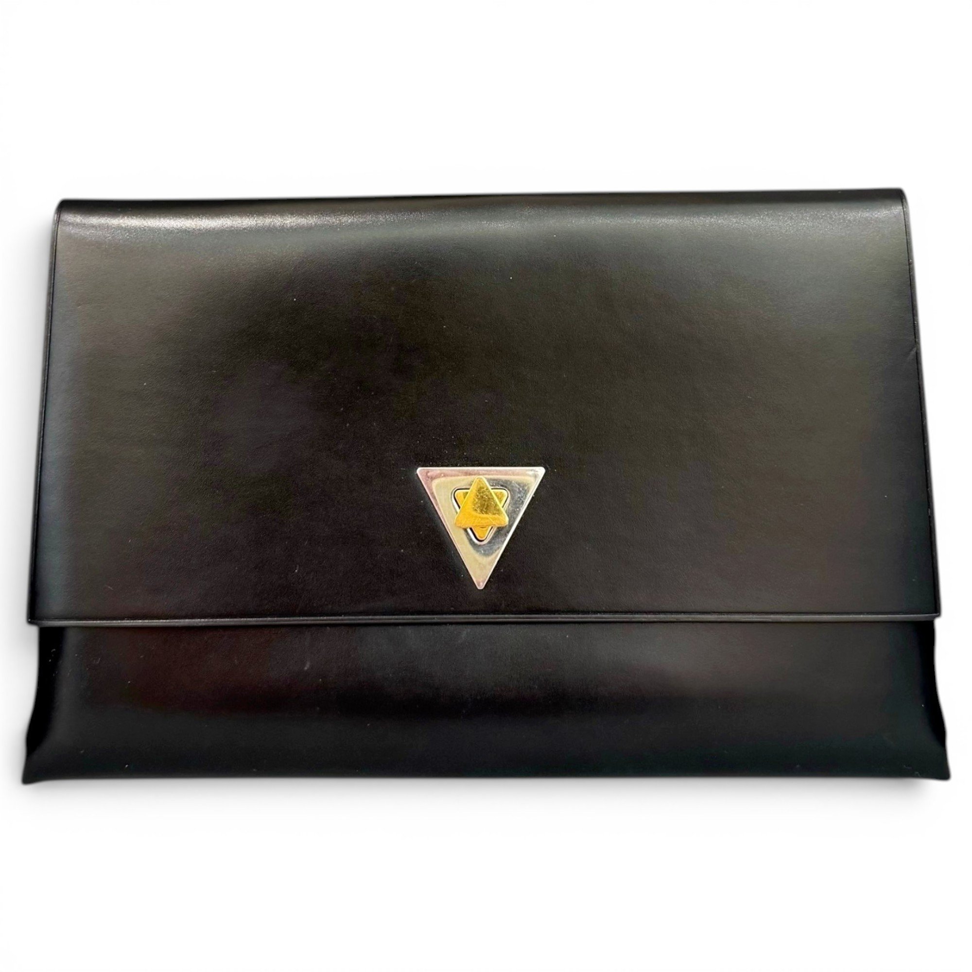Pony-style calfskin clutch bag