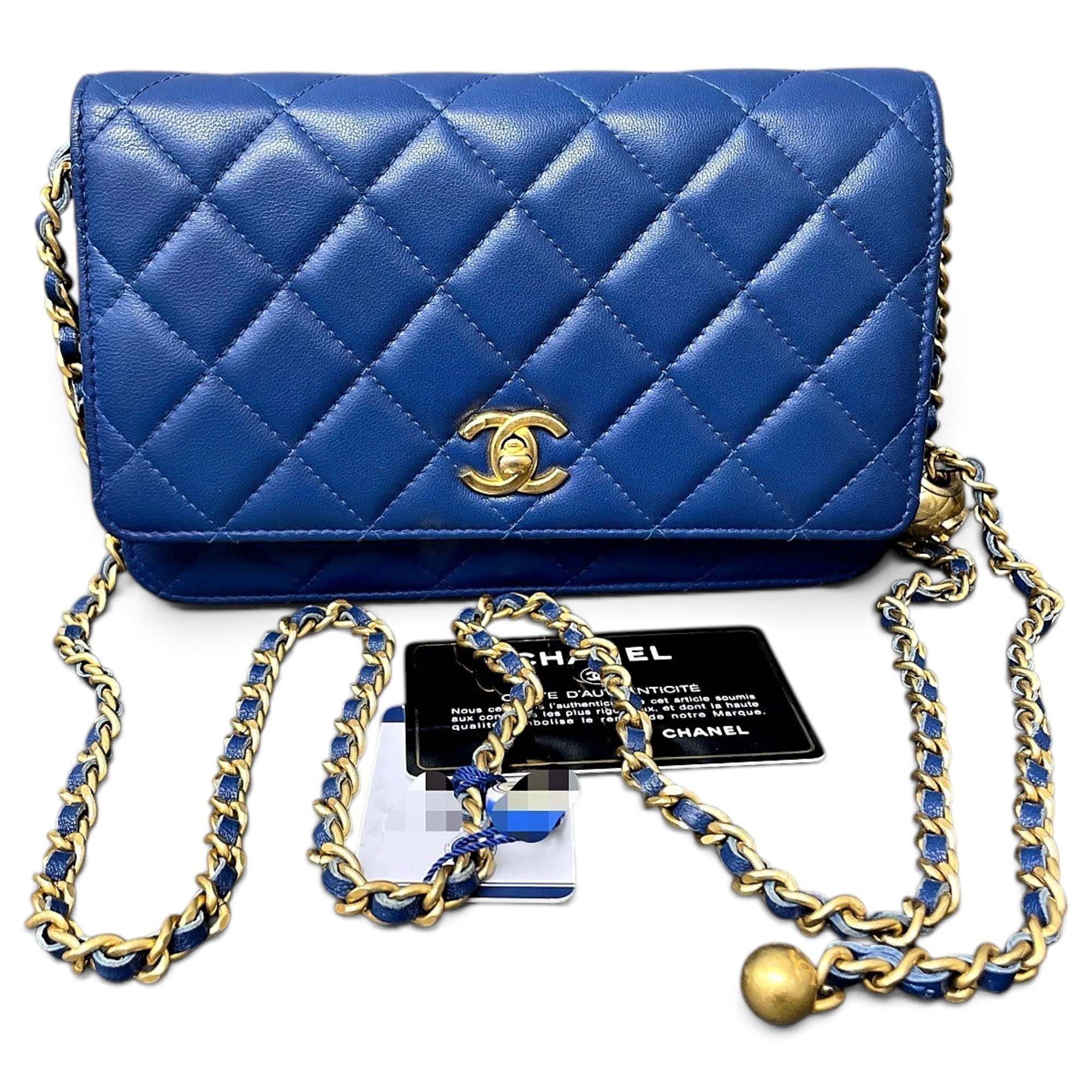 Wallet On Chain Timeless/Classique leather crossbody bag