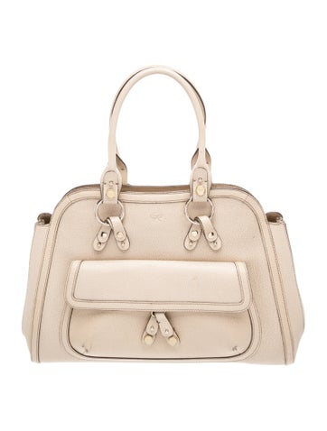 Leather Top Handle Bag