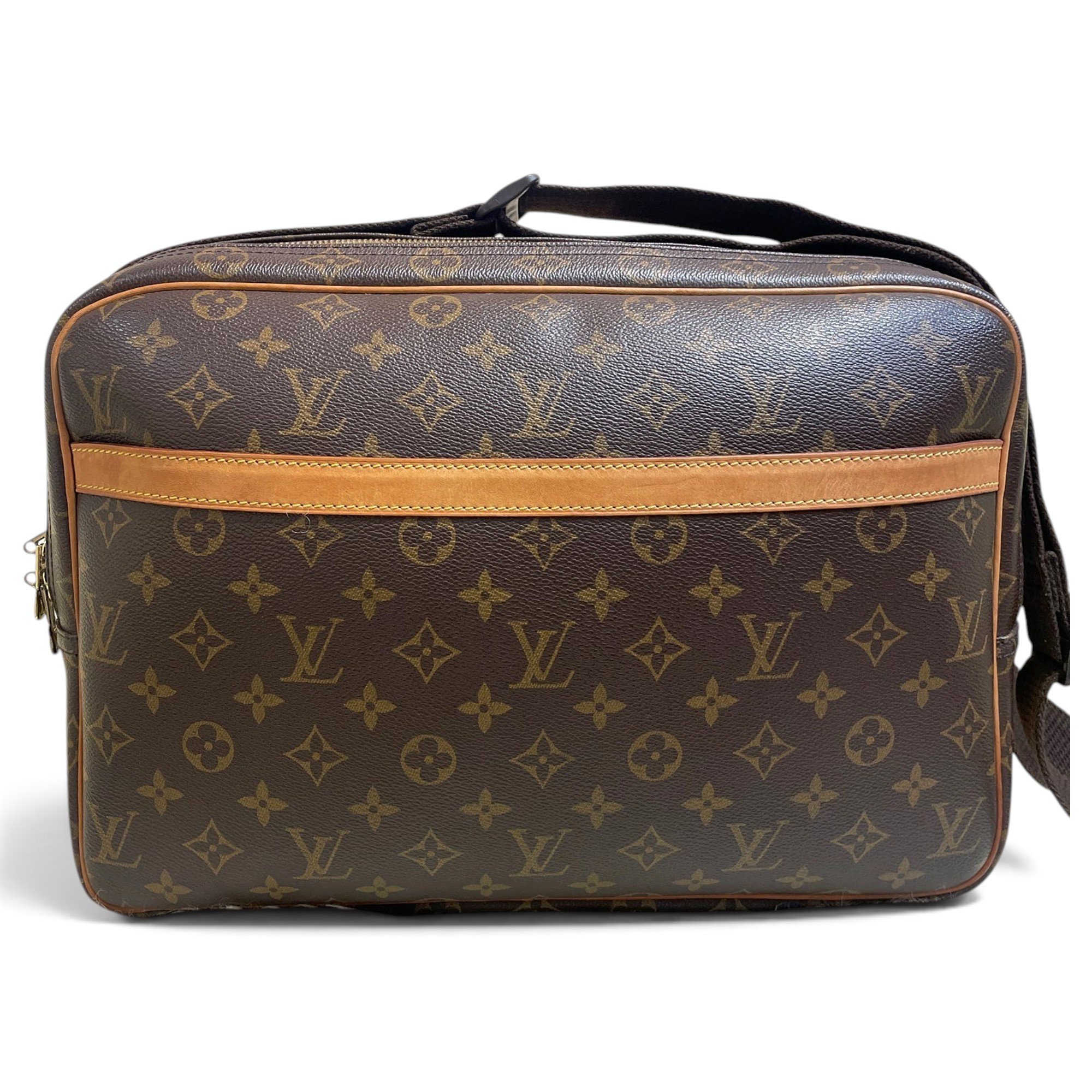 Reporter leather crossbody bag