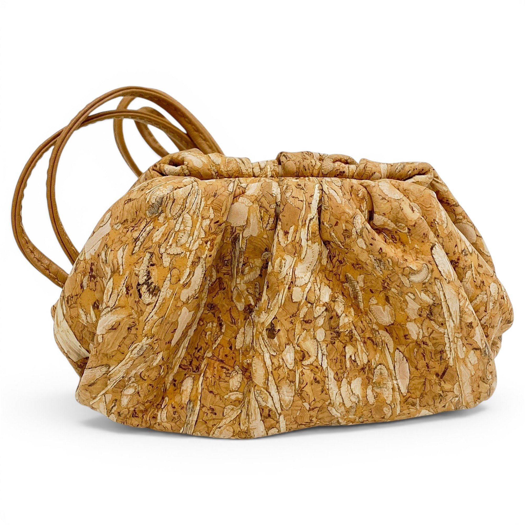 Pouch leather crossbody bag