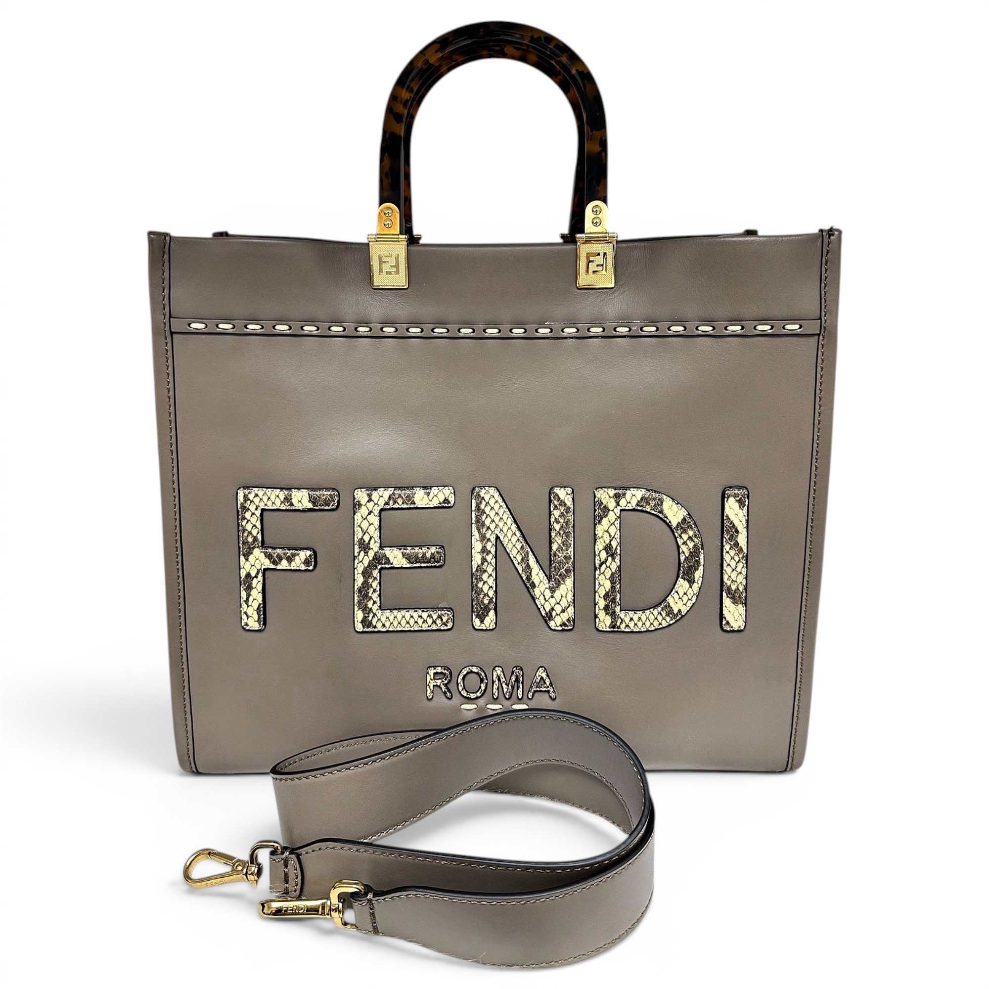 Leather handbag
