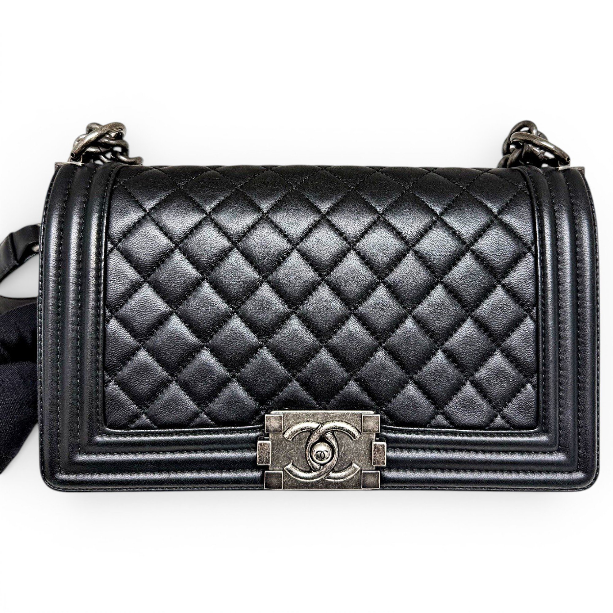 Boy leather crossbody bag