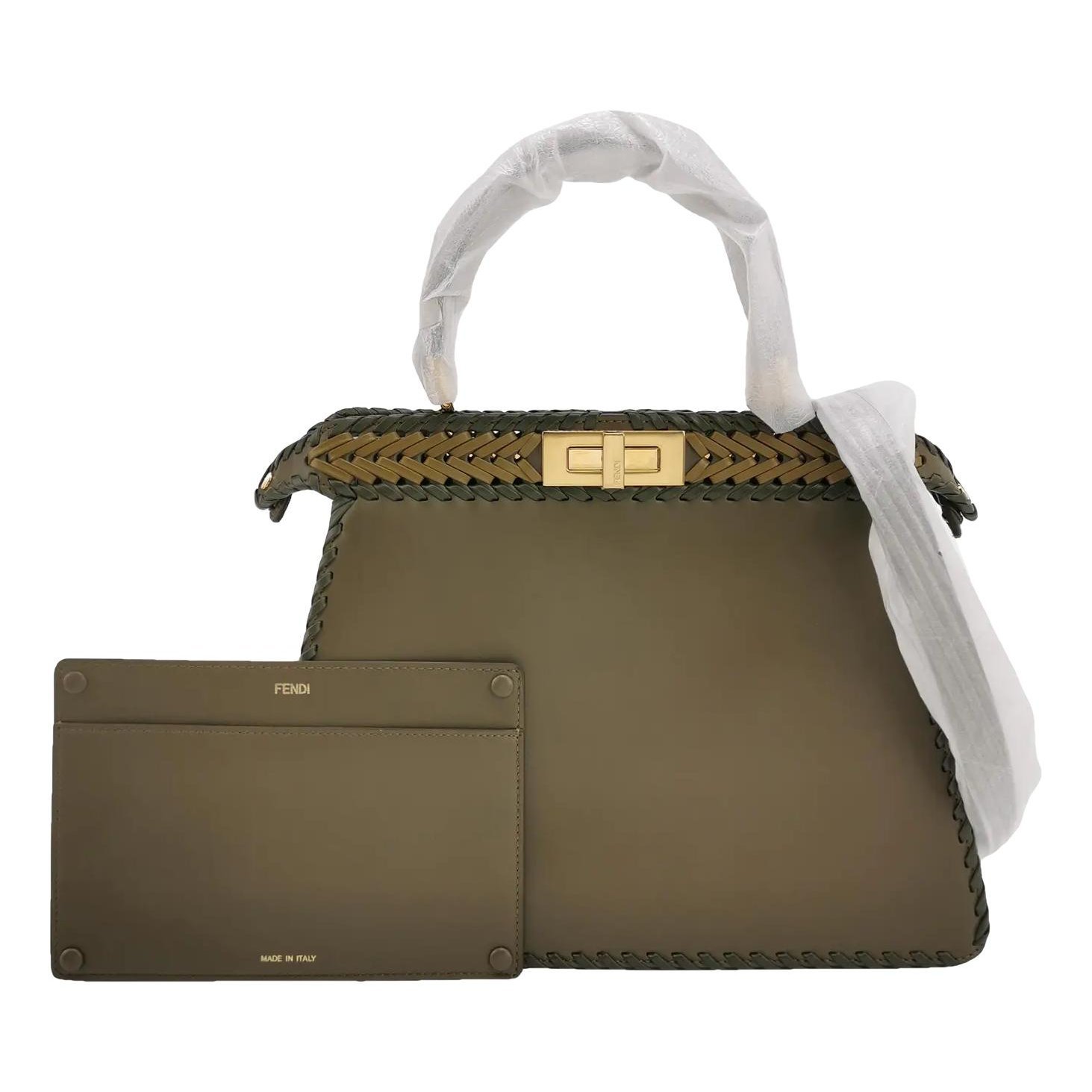 Peekaboo leather crossbody bag