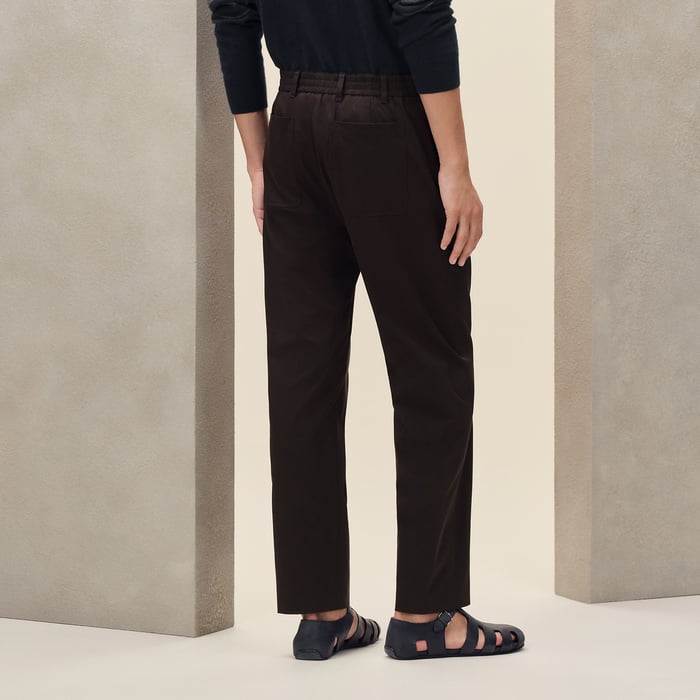 Café Chelsea Pants With Striped Strap Detail