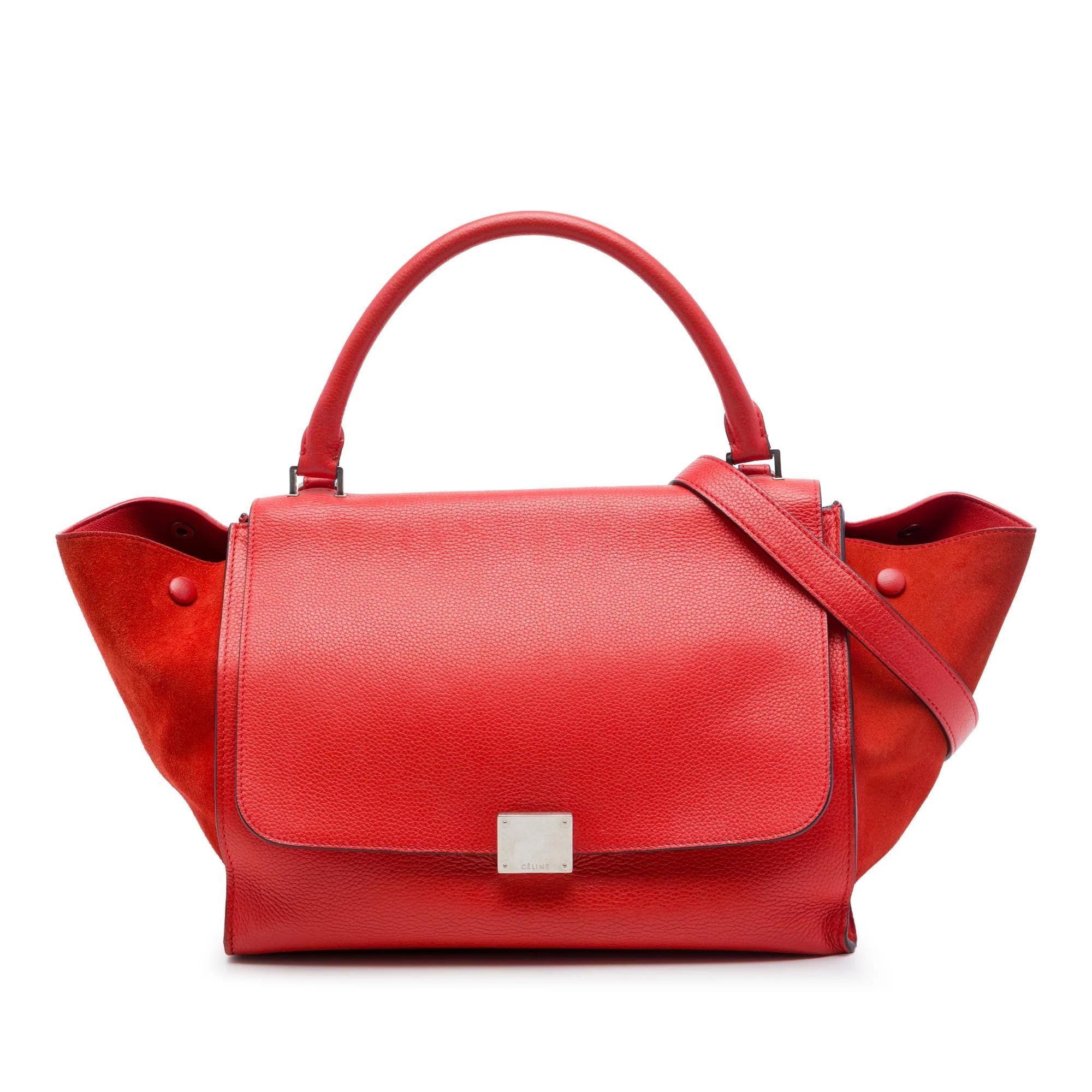 Trapèze pony-style calfskin handbag