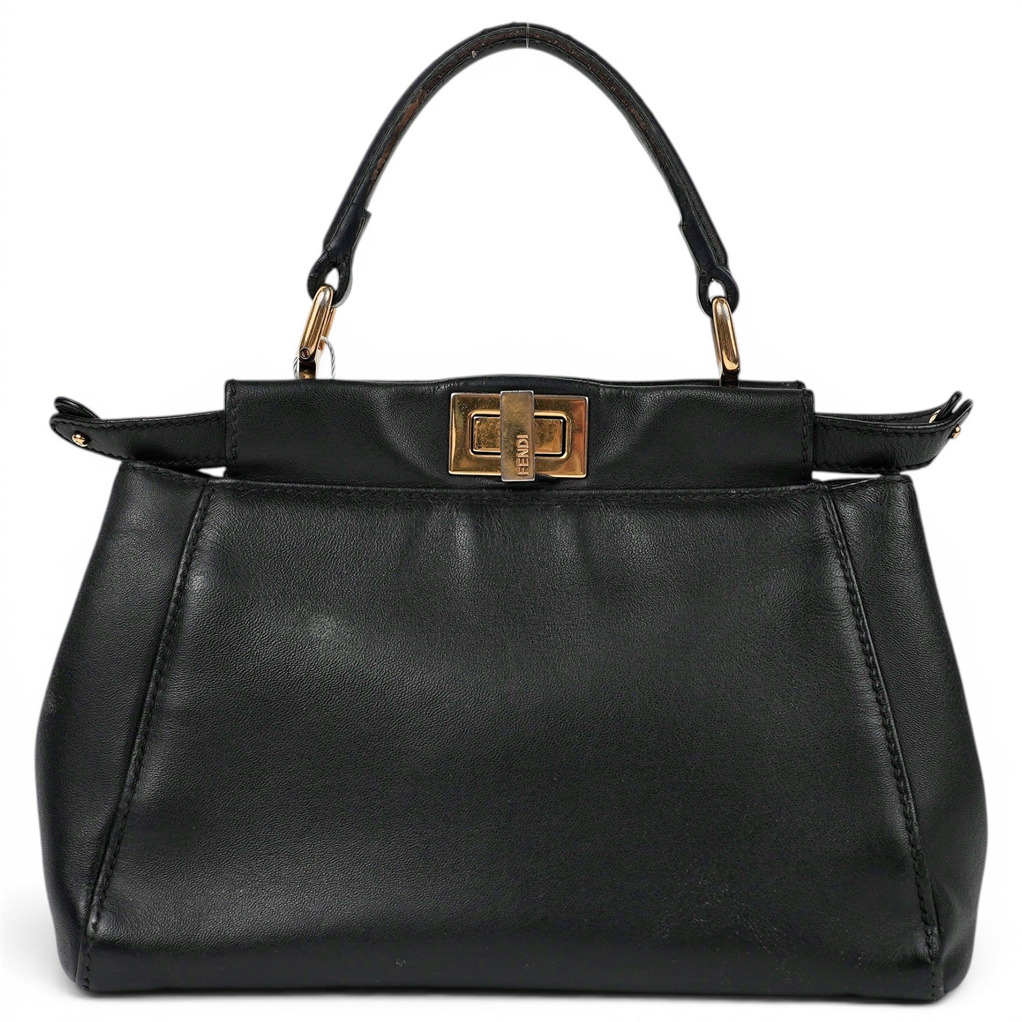 Peekaboo leather handbag