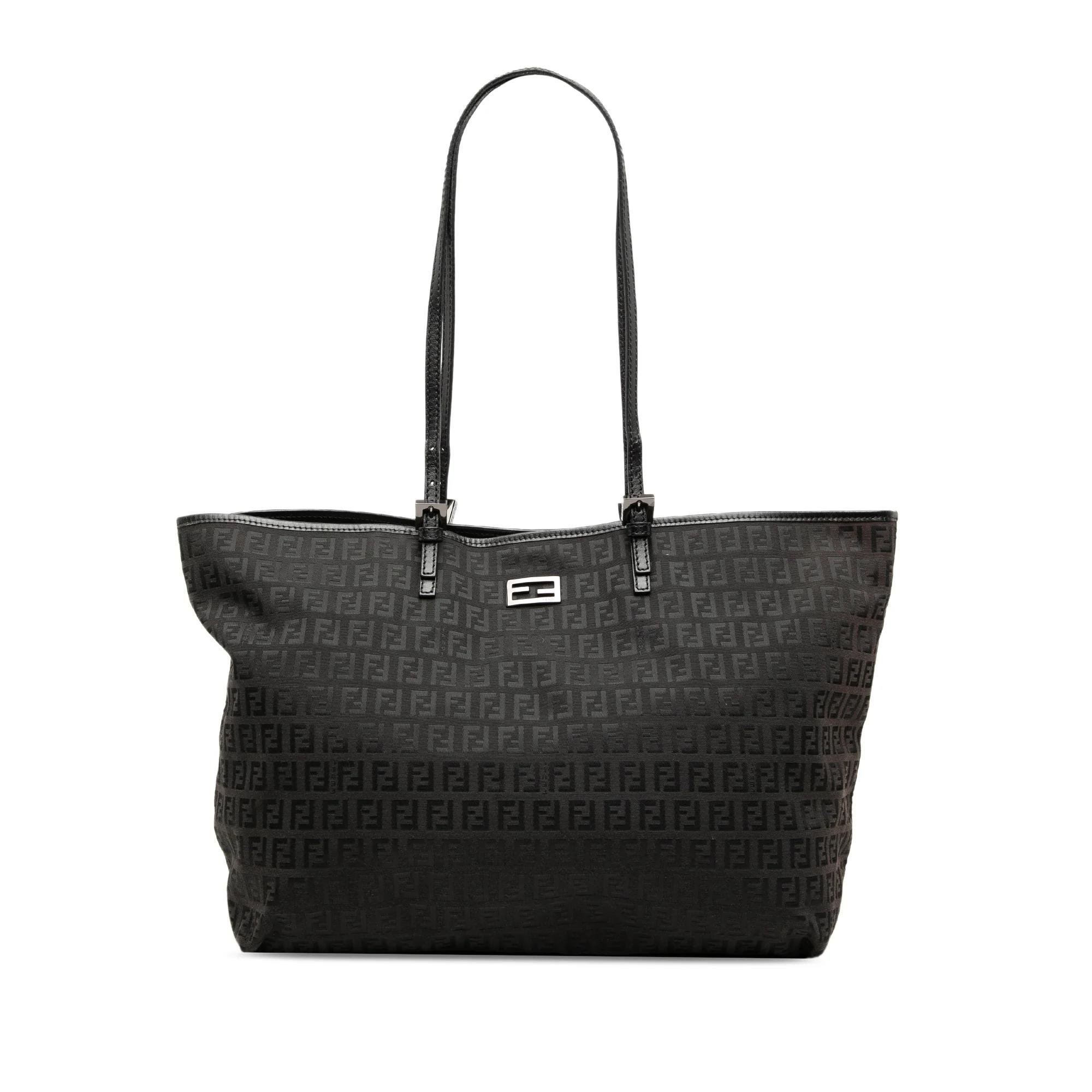 Pocket leather tote
