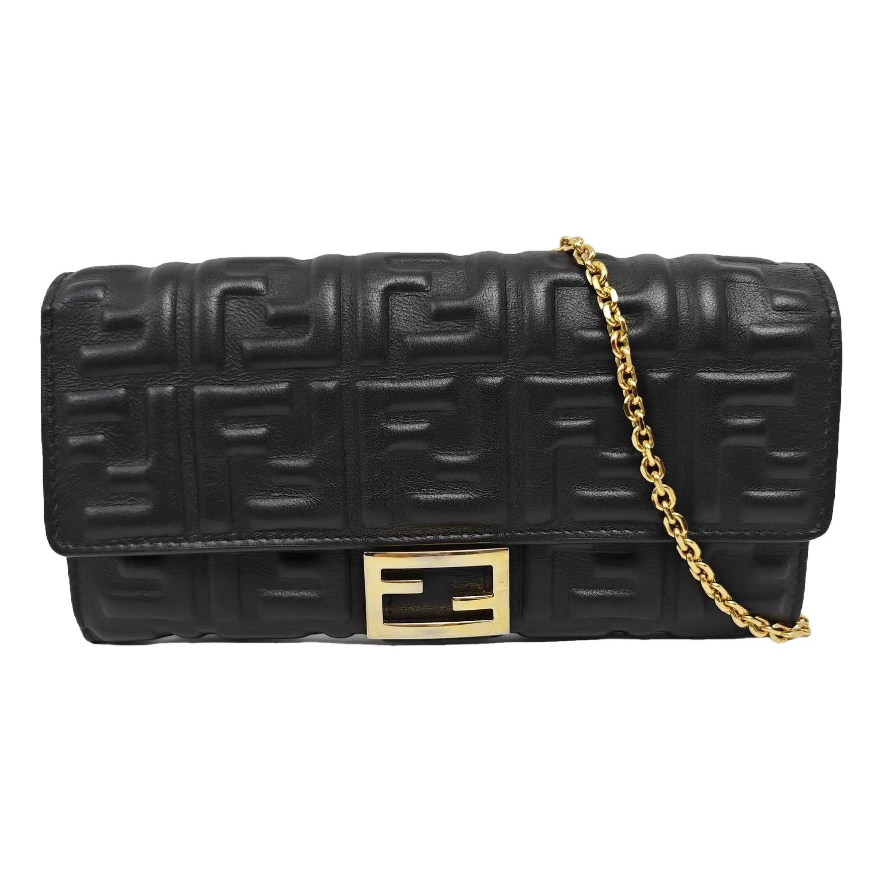 Baguette leather handbag