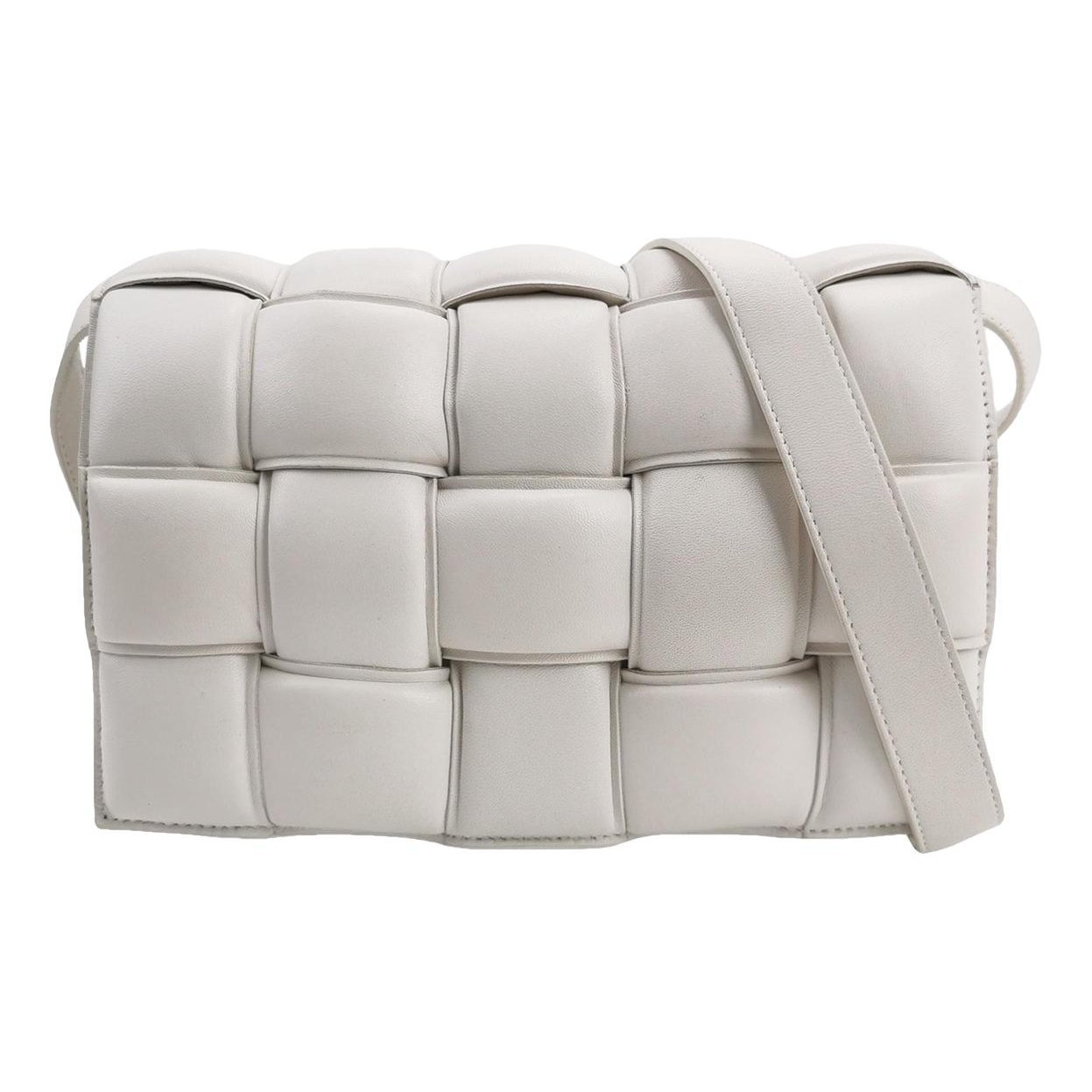 Cassette leather handbag