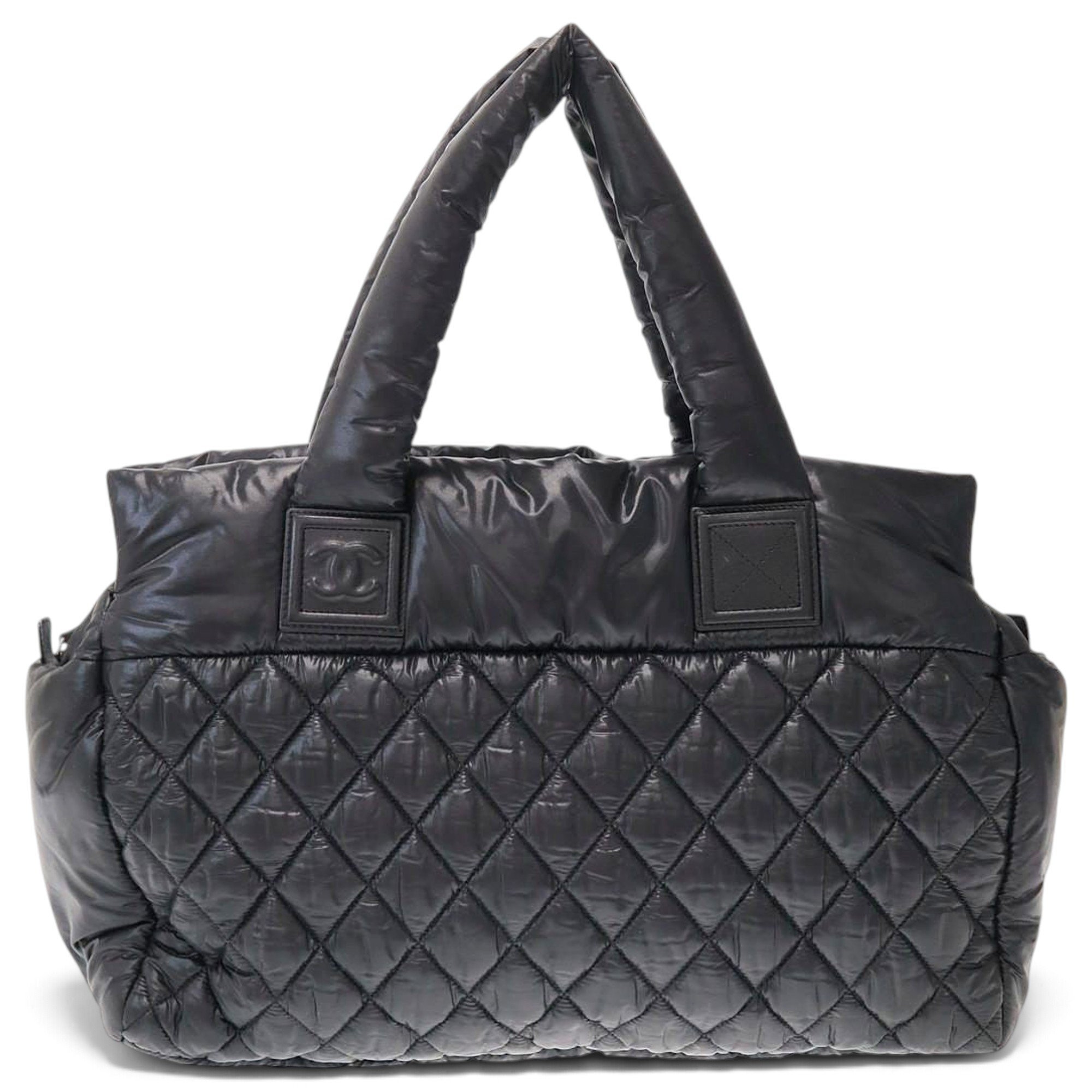 Cocoon leather tote