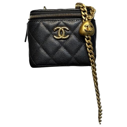 Trendy CC Vanity leather handbag