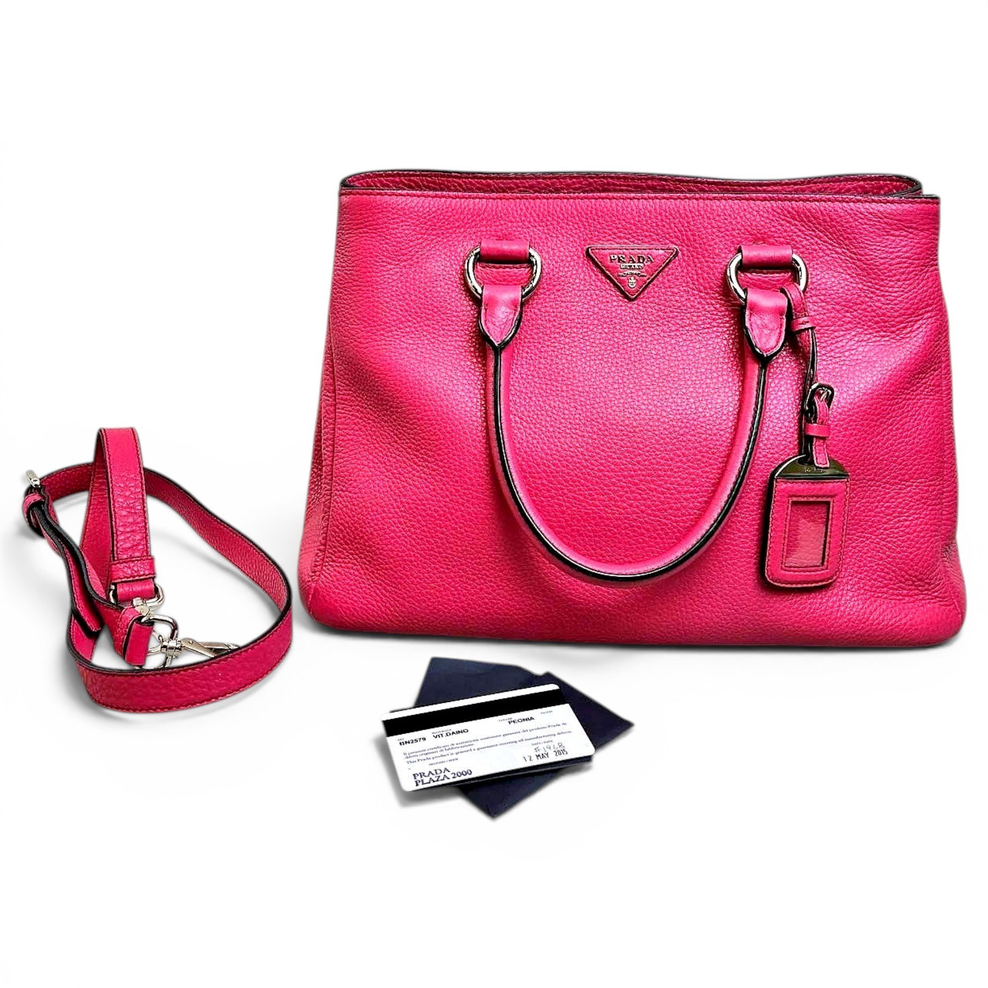 Leather handbag