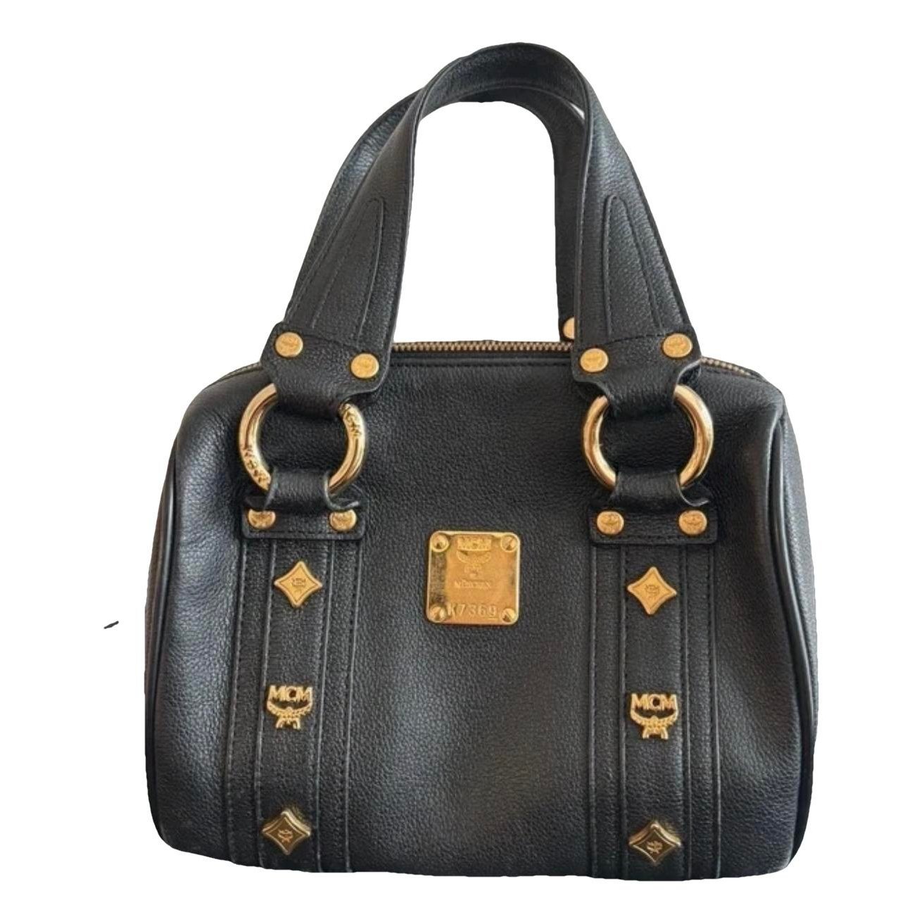 Boston leather handbag