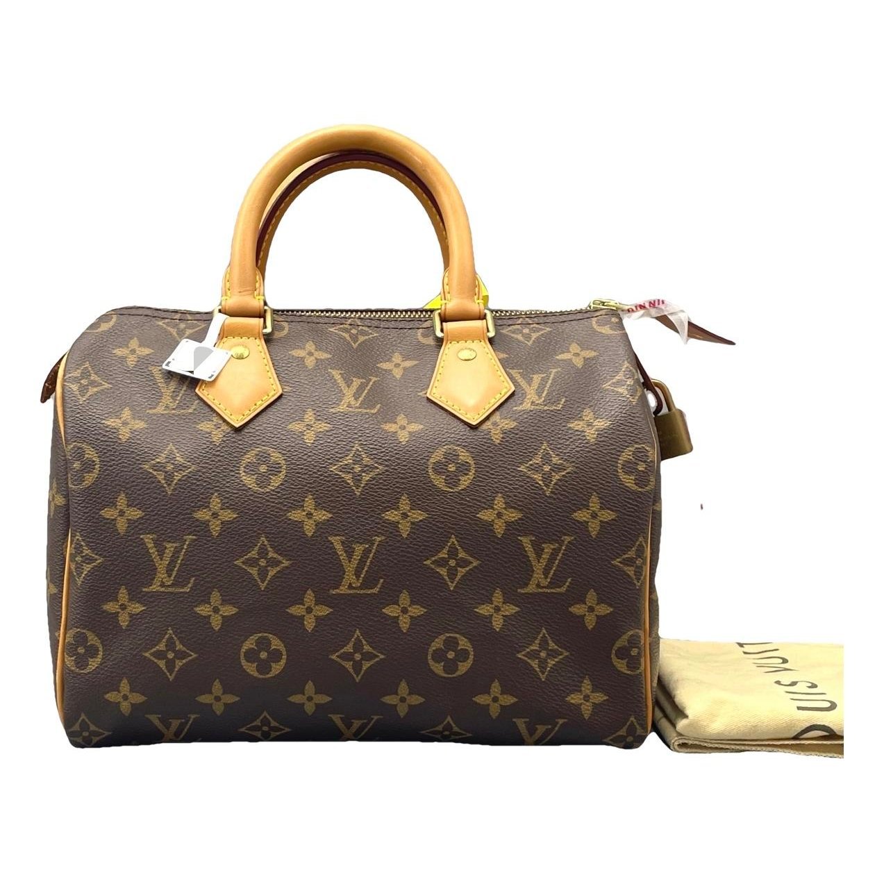Speedy leather handbag