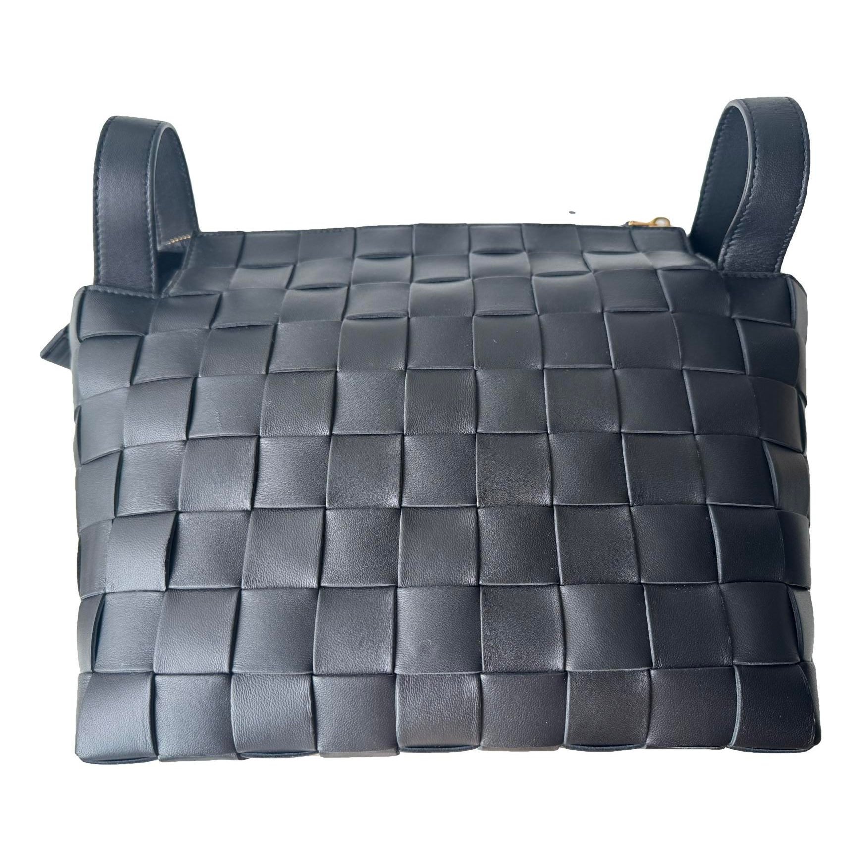 Cassette leather crossbody bag