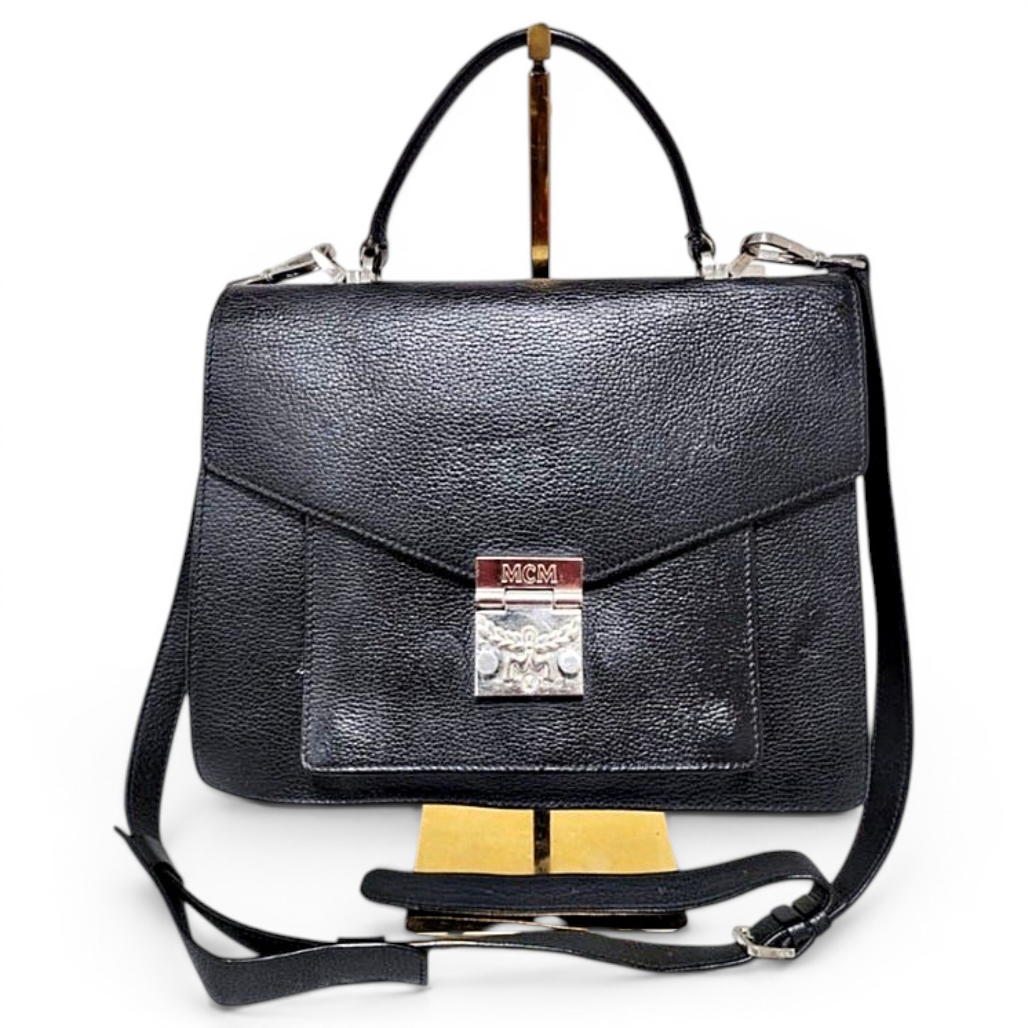 MCM Leather crossbody bag